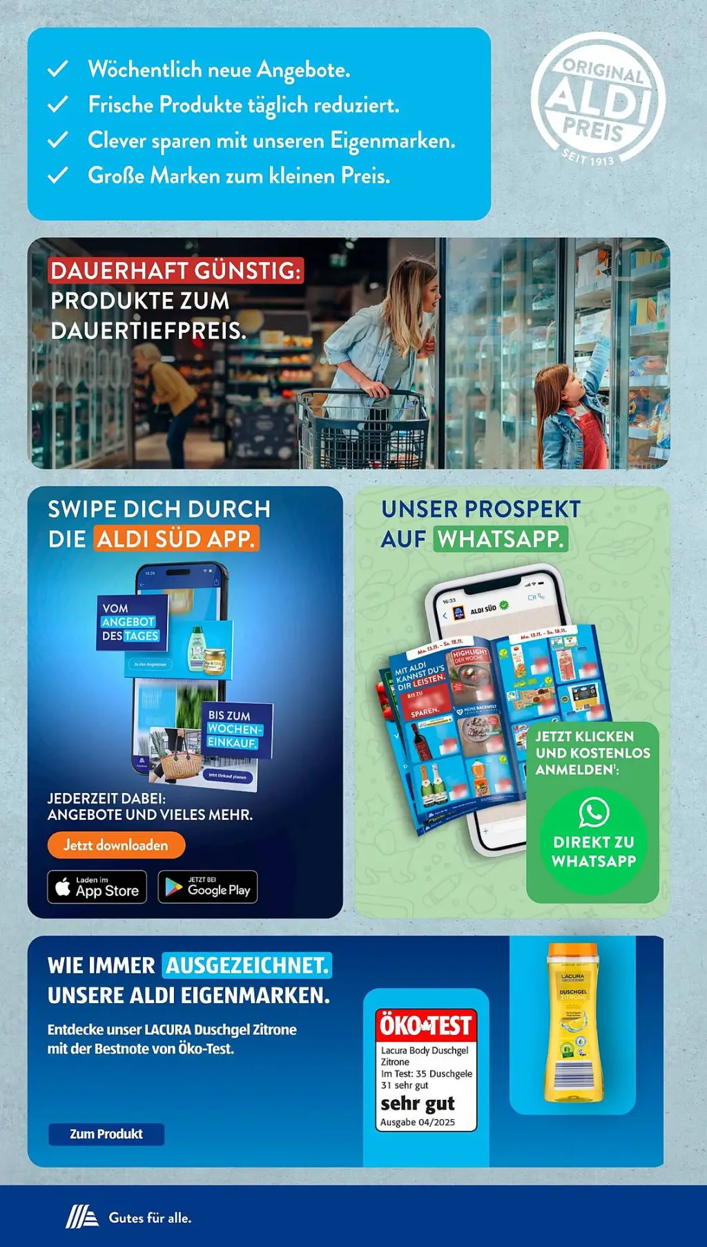 Aldi Süd Prospekt KW46 mit aktuellen Angeboten und attraktiven Rabatten – günstige Lebensmittel, Sparen Sie bei Aldi Süd Prospekt diese Woche! Aldi Süd Prospekt KW46 mit aktuellen Angeboten und attraktiven Rabatten – günstige Lebensmittel, Sparen Sie bei Aldi Süd Prospekt diese Woche!