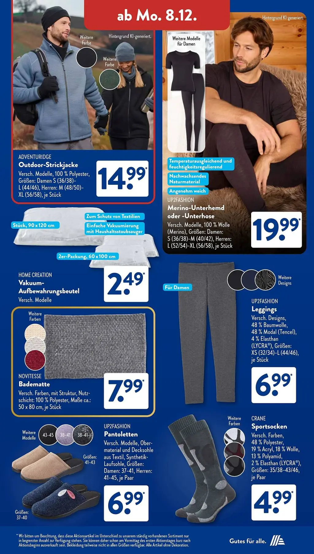 Aldi Süd Prospekt KW50 mit aktuellen Angeboten und attraktiven Rabatten – günstige Lebensmittel, Sparen Sie bei Aldi Süd Prospekt diese Woche!