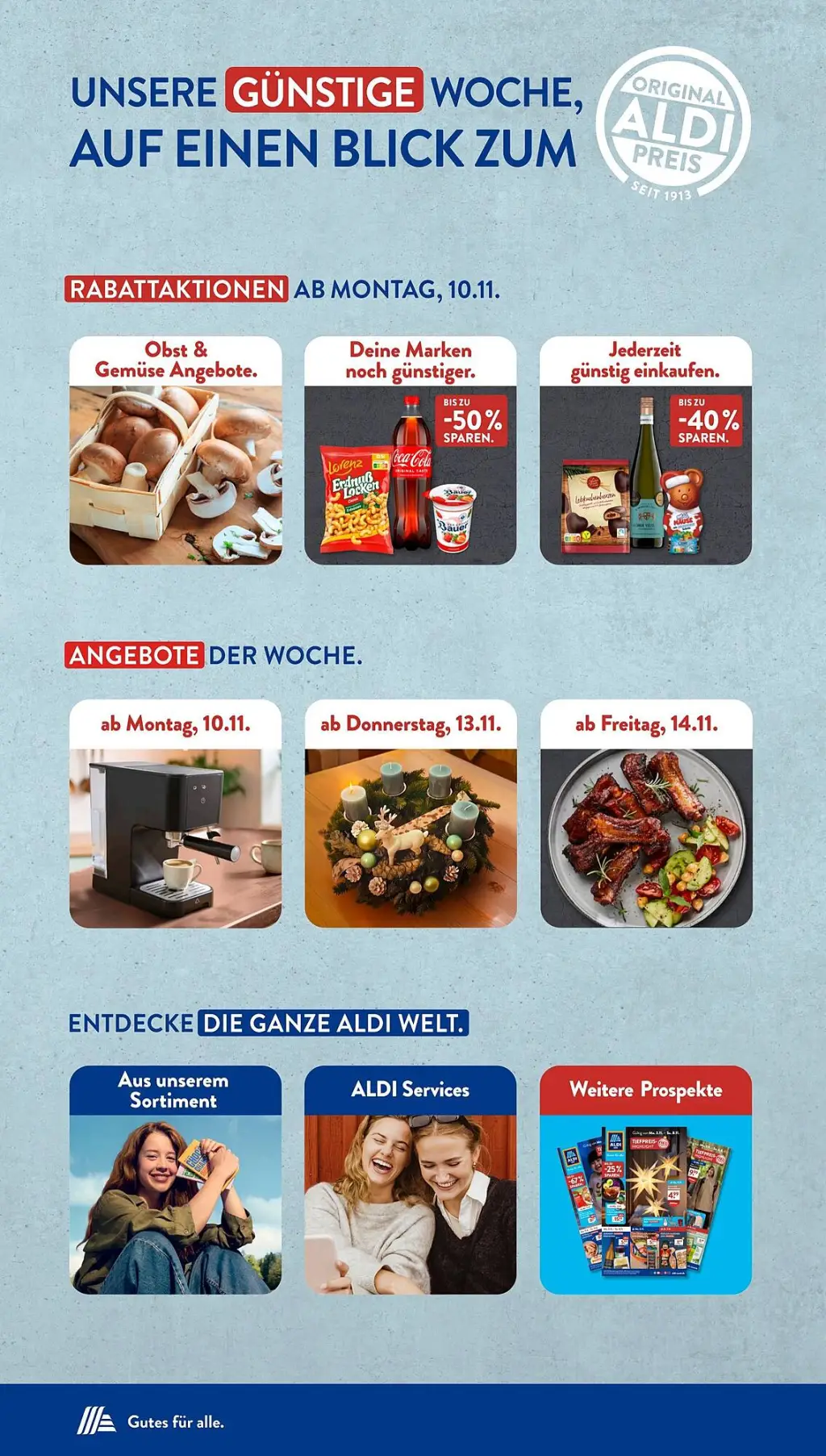 Aldi Süd Prospekt KW46 mit aktuellen Angeboten und attraktiven Rabatten – günstige Lebensmittel, Sparen Sie bei Aldi Süd Prospekt diese Woche! Aldi Süd Prospekt KW46 mit aktuellen Angeboten und attraktiven Rabatten – günstige Lebensmittel, Sparen Sie bei Aldi Süd Prospekt diese Woche!