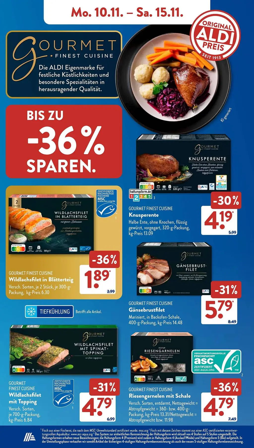 Aldi Süd Prospekt KW46 mit aktuellen Angeboten und attraktiven Rabatten – günstige Lebensmittel, Sparen Sie bei Aldi Süd Prospekt diese Woche!