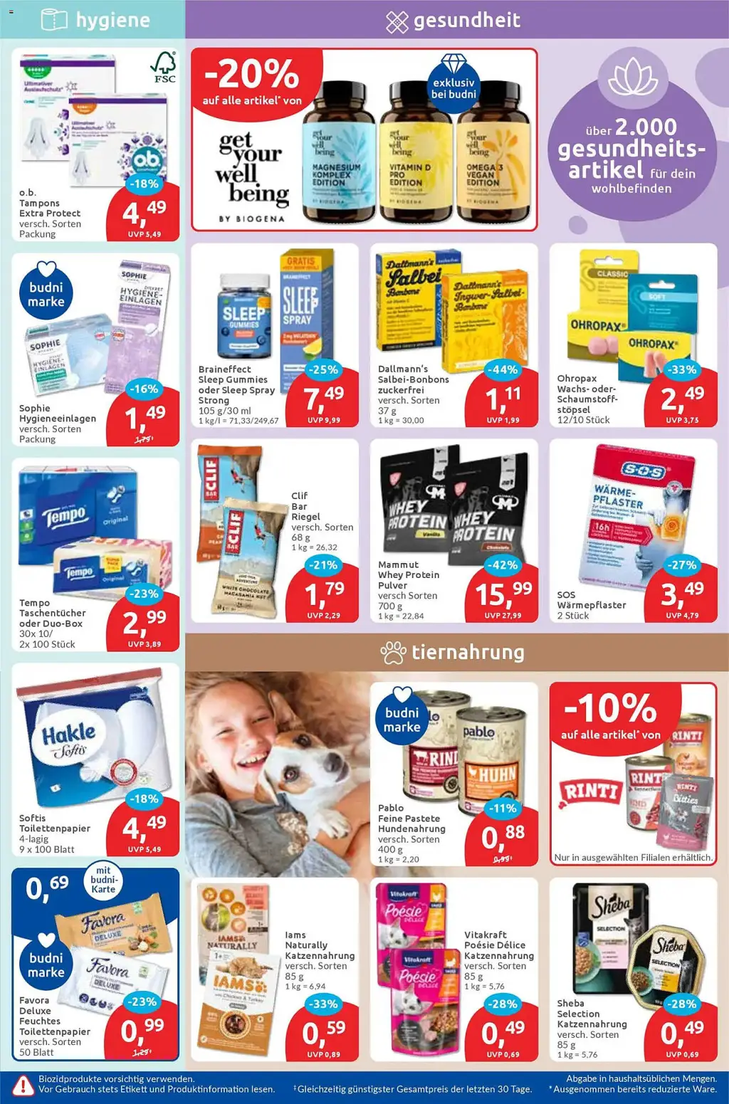 Budni Prospekt KW49 mit aktuellen Angeboten und attraktiven Rabatten – günstige Lebensmittel, Sparen Sie bei Budni Prospekt diese Woche!