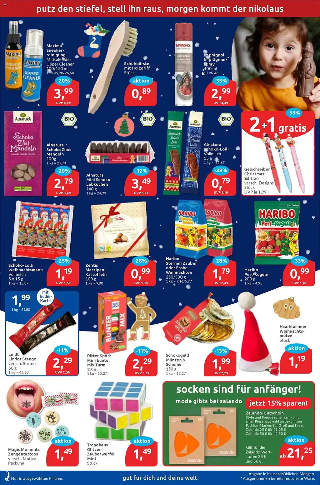 Budni Prospekt KW49 mit aktuellen Angeboten und attraktiven Rabatten – günstige Lebensmittel, Sparen Sie bei Budni Prospekt diese Woche!