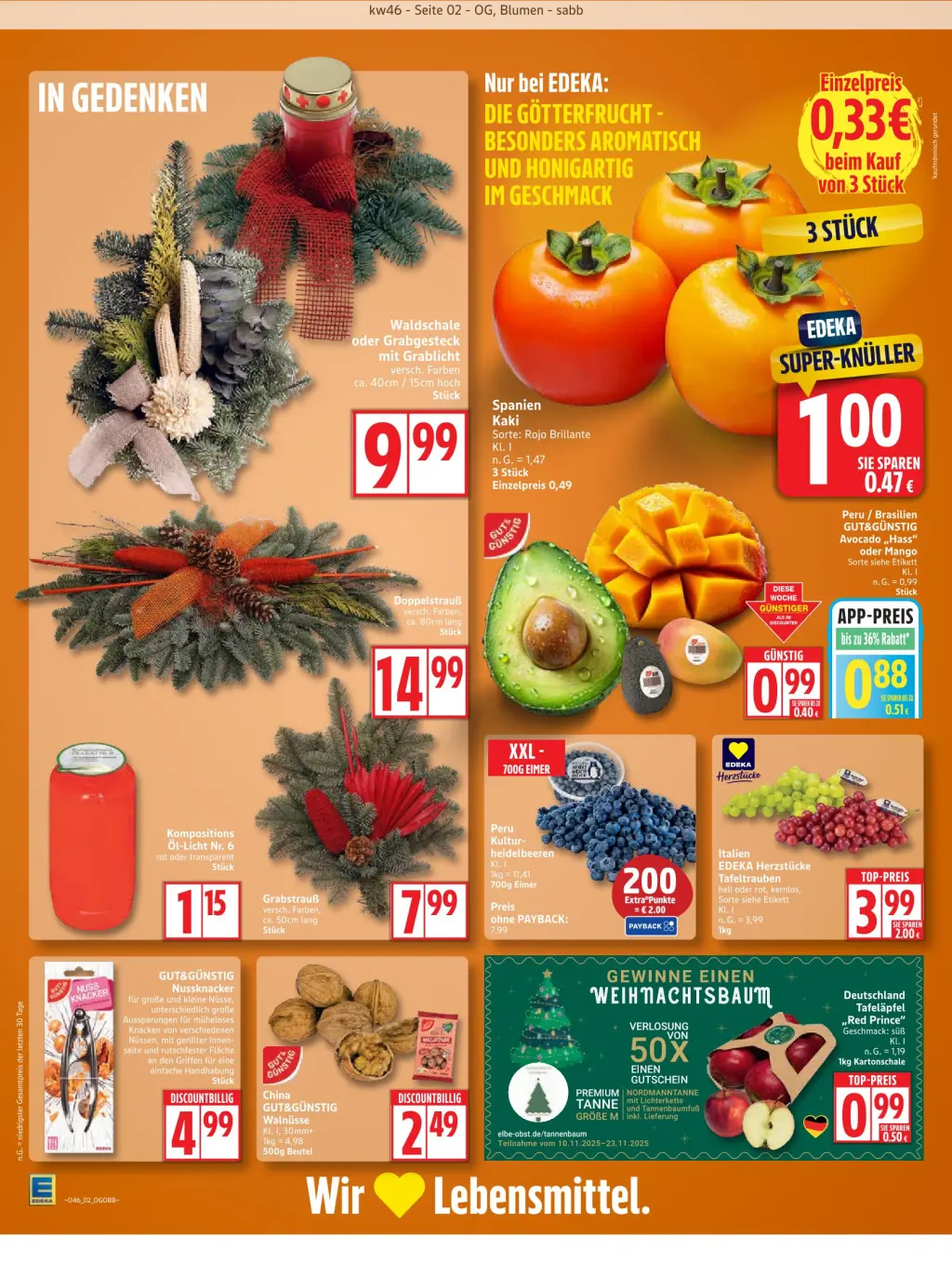 Edeka Prospekt KW46 mit aktuellen Angeboten und attraktiven Rabatten – günstige Lebensmittel, Sparen Sie bei Edeka Prospekt diese Woche! Edeka Prospekt KW46 mit aktuellen Angeboten und attraktiven Rabatten – günstige Lebensmittel, Sparen Sie bei Edeka Prospekt diese Woche!