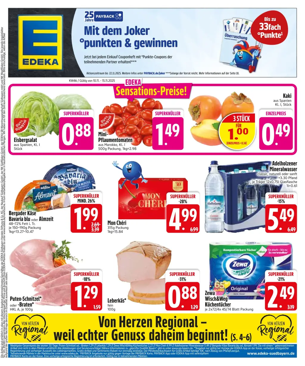 Edeka Prospekt KW46 mit aktuellen Angeboten und attraktiven Rabatten – günstige Lebensmittel, Sparen Sie bei Edeka Prospekt diese Woche! Edeka Prospekt KW46 mit aktuellen Angeboten und attraktiven Rabatten – günstige Lebensmittel, Sparen Sie bei Edeka Prospekt diese Woche!