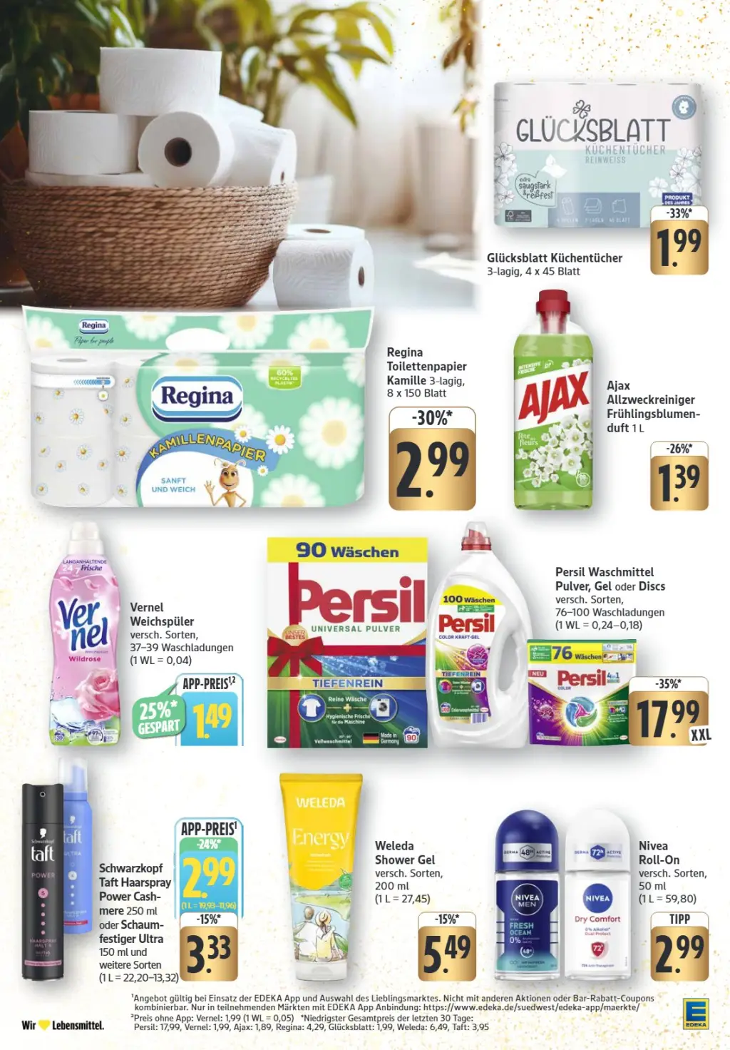 Edeka Prospekt KW49 mit aktuellen Angeboten und attraktiven Rabatten – günstige Lebensmittel, Sparen Sie bei Edeka Prospekt diese Woche!