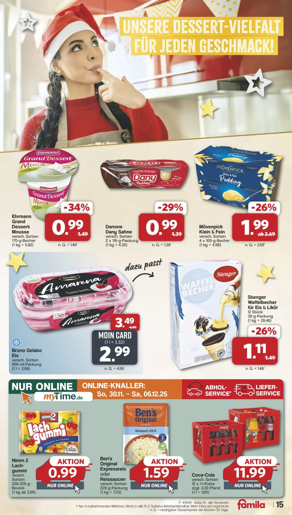 Famila Prospekt KW49 mit aktuellen Angeboten und attraktiven Rabatten – günstige Lebensmittel, Sparen Sie bei Famila Prospekt diese Woche!