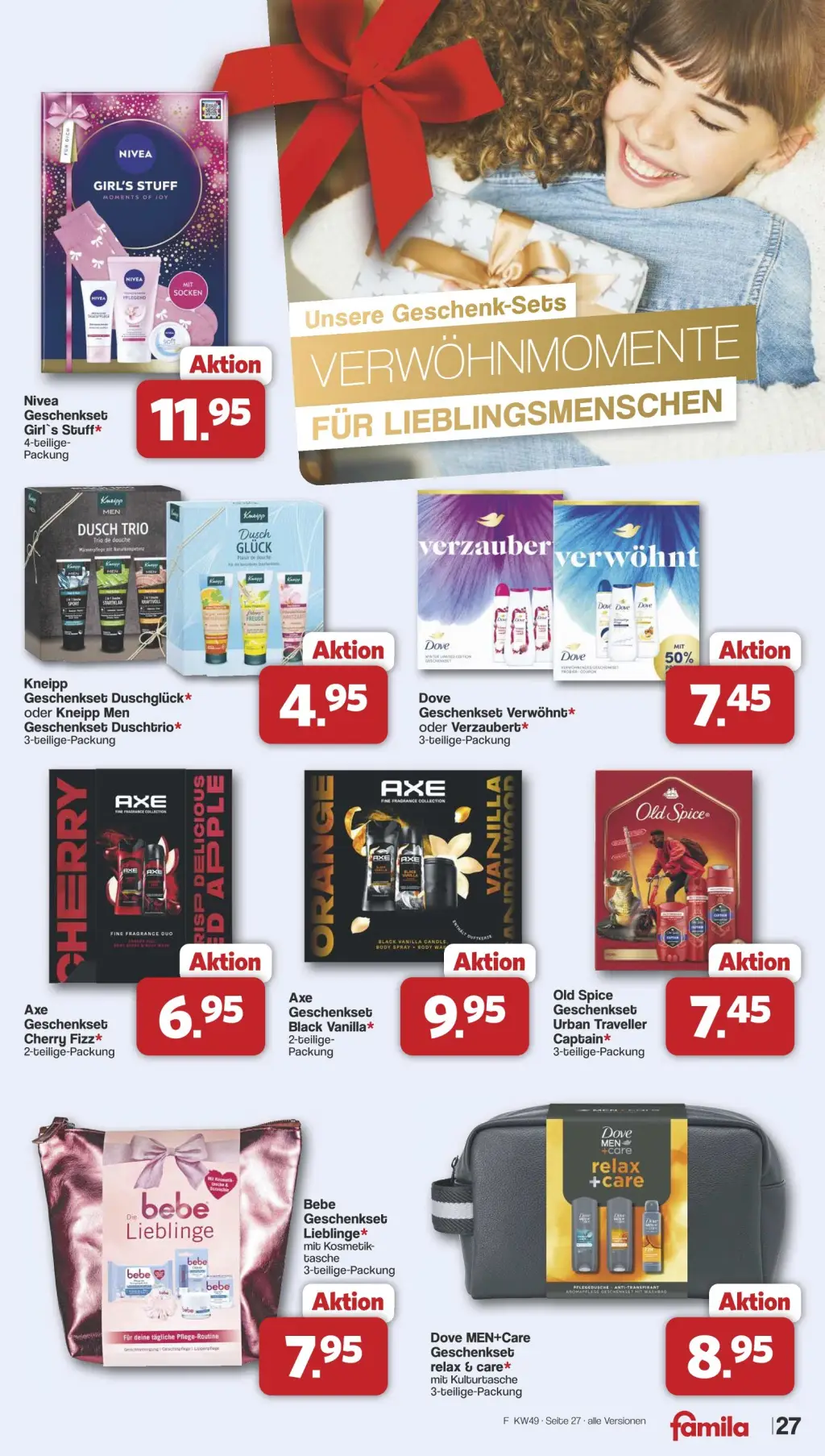 Famila Prospekt KW49 mit aktuellen Angeboten und attraktiven Rabatten – günstige Lebensmittel, Sparen Sie bei Famila Prospekt diese Woche!