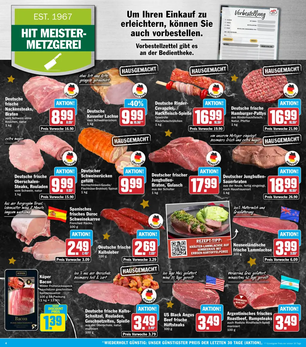 Hit Prospekt KW49 mit aktuellen Angeboten und attraktiven Rabatten – günstige Lebensmittel, Sparen Sie bei Hit Prospekt diese Woche!
