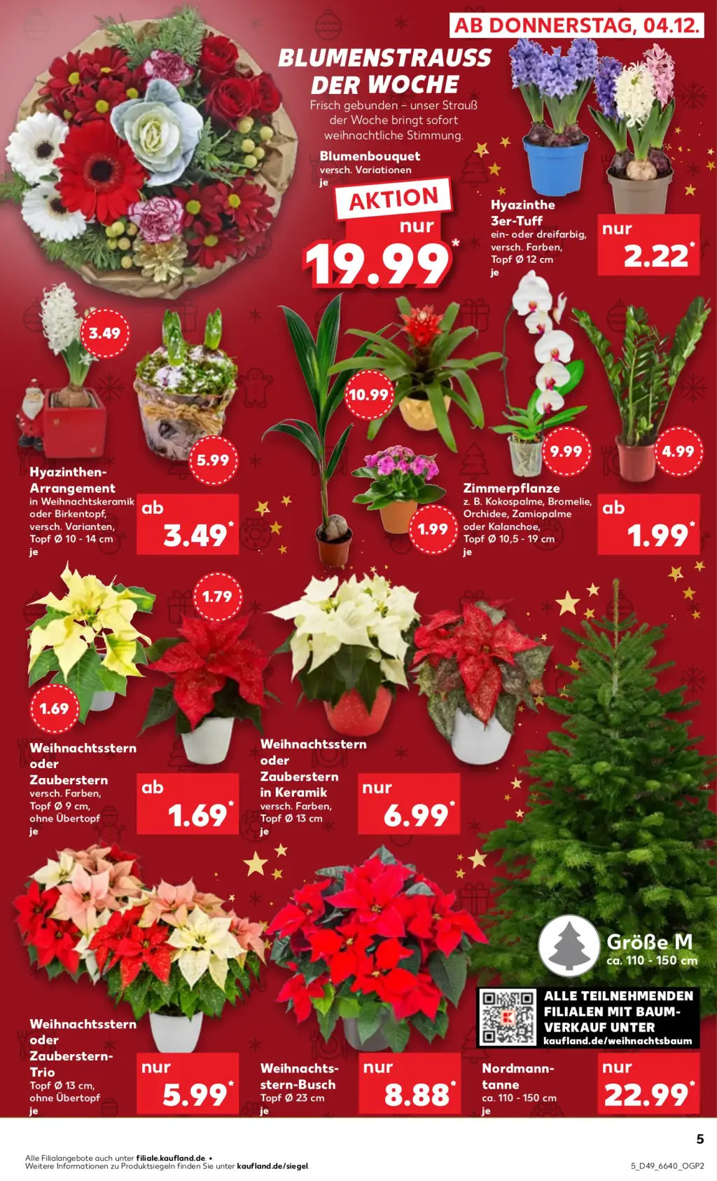 Kaufland Prospekt KW49 mit aktuellen Angeboten und attraktiven Rabatten – günstige Lebensmittel, Sparen Sie bei Kaufland Prospekt diese Woche!