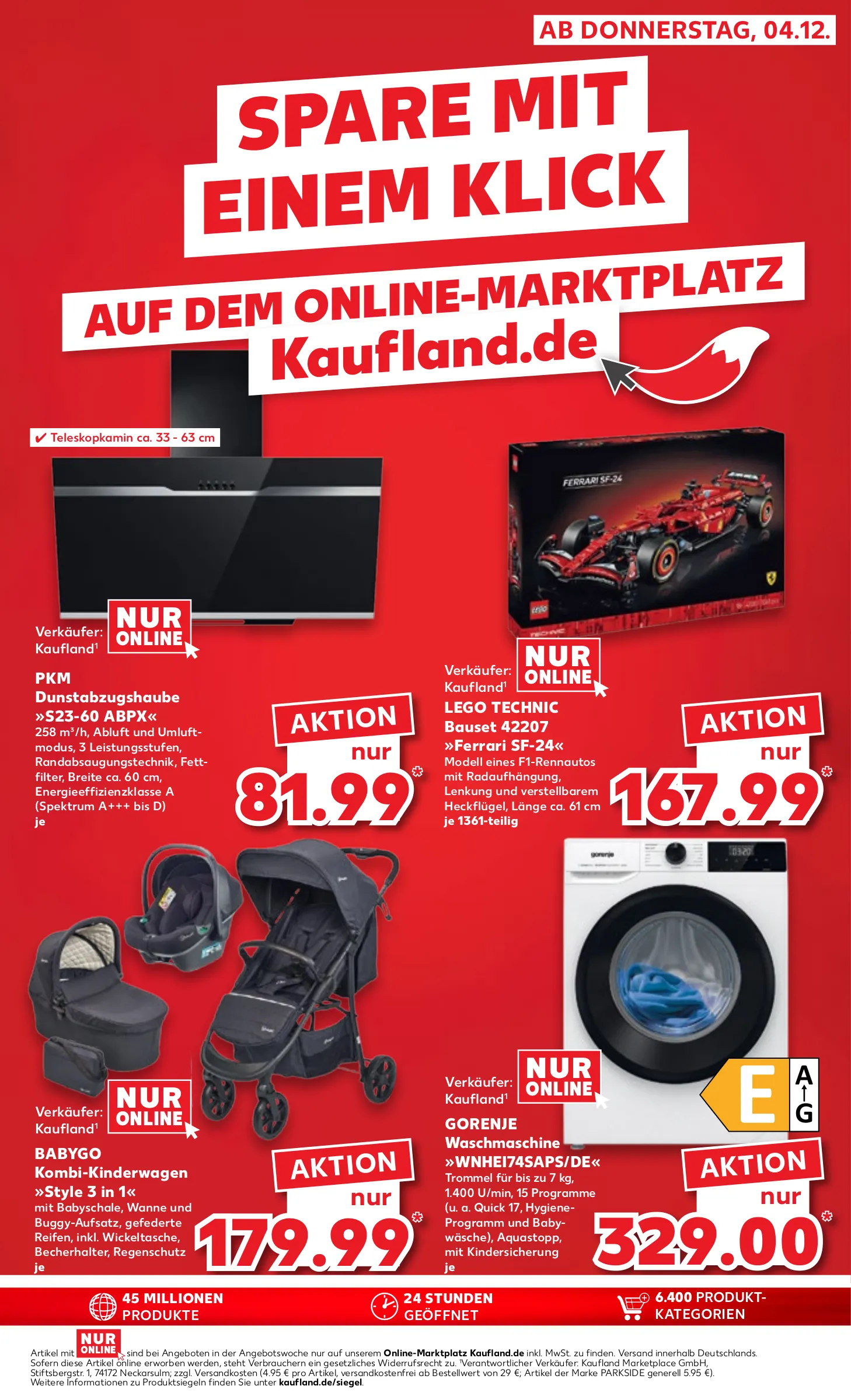 Kaufland Prospekt KW49 mit aktuellen Angeboten und attraktiven Rabatten – günstige Lebensmittel, Sparen Sie bei Kaufland Prospekt diese Woche!