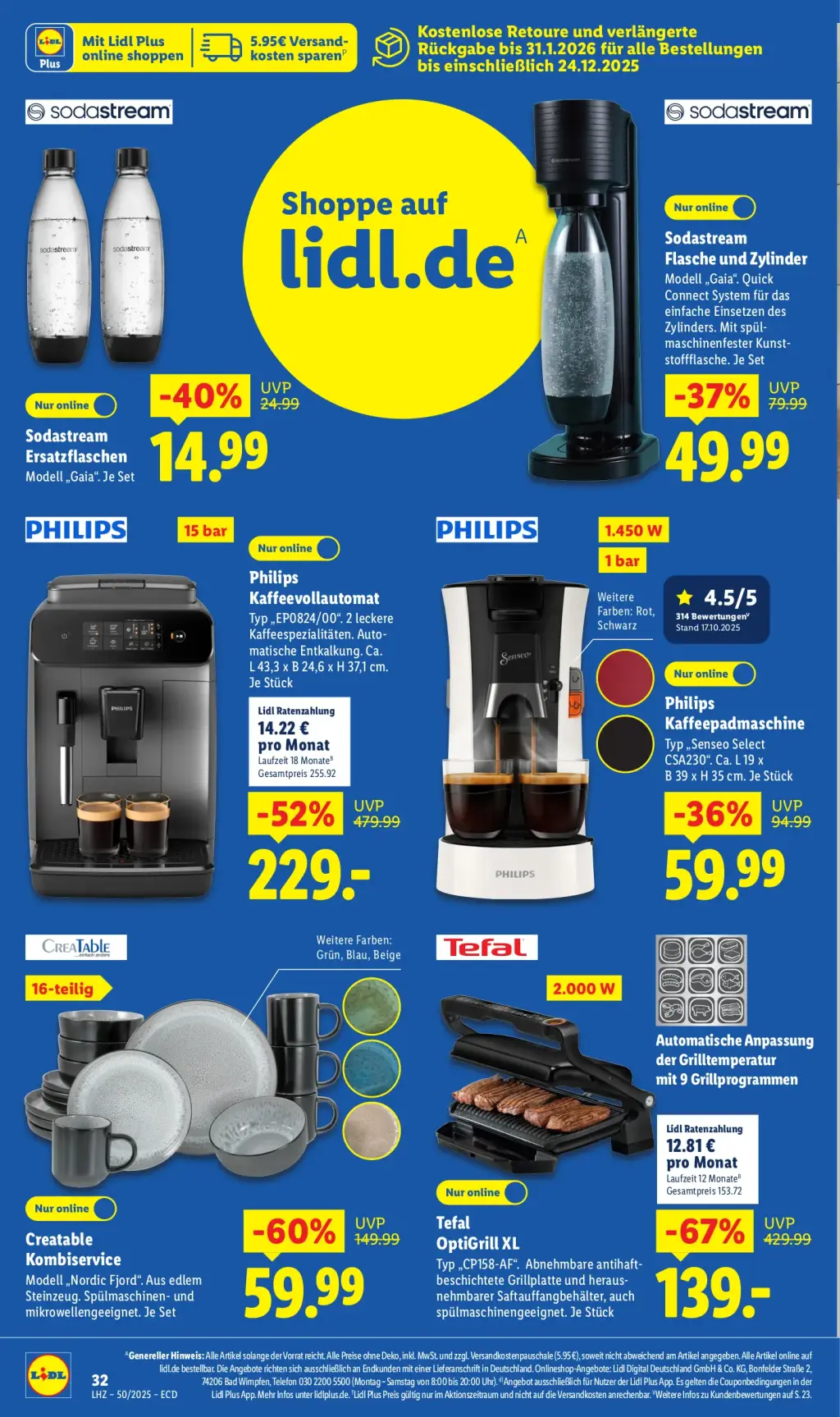 Lidl Prospekt KW50 mit aktuellen Angeboten und attraktiven Rabatten – günstige Lebensmittel, Sparen Sie bei Lidl Prospekt diese Woche!