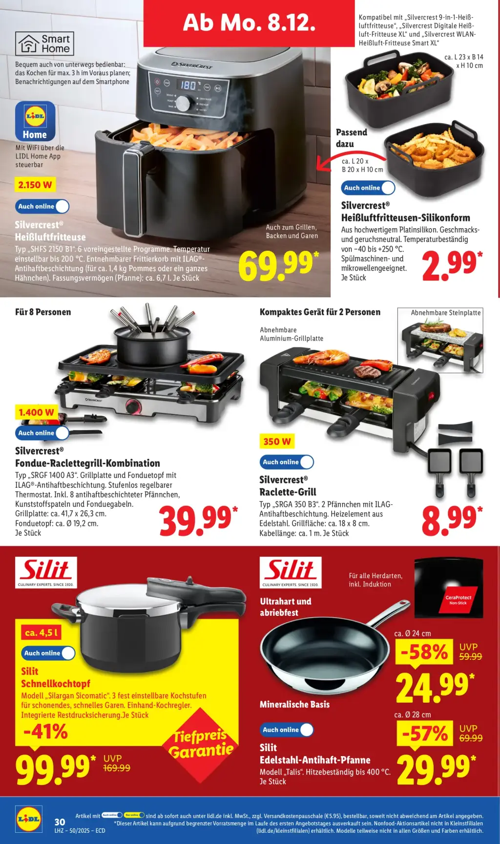 Lidl Prospekt KW50 mit aktuellen Angeboten und attraktiven Rabatten – günstige Lebensmittel, Sparen Sie bei Lidl Prospekt diese Woche!