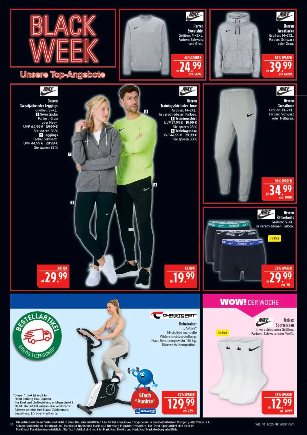 Marktkauf Prospekt KW48 mit aktuellen Angeboten und attraktiven Rabatten – günstige Lebensmittel, Sparen Sie bei Marktkauf Prospekt diese Woche!