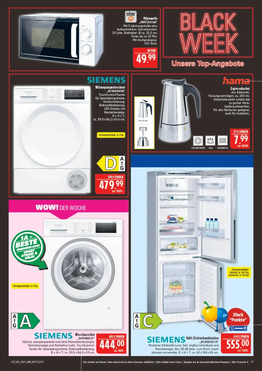 Marktkauf Prospekt KW48 mit aktuellen Angeboten und attraktiven Rabatten – günstige Lebensmittel, Sparen Sie bei Marktkauf Prospekt diese Woche!