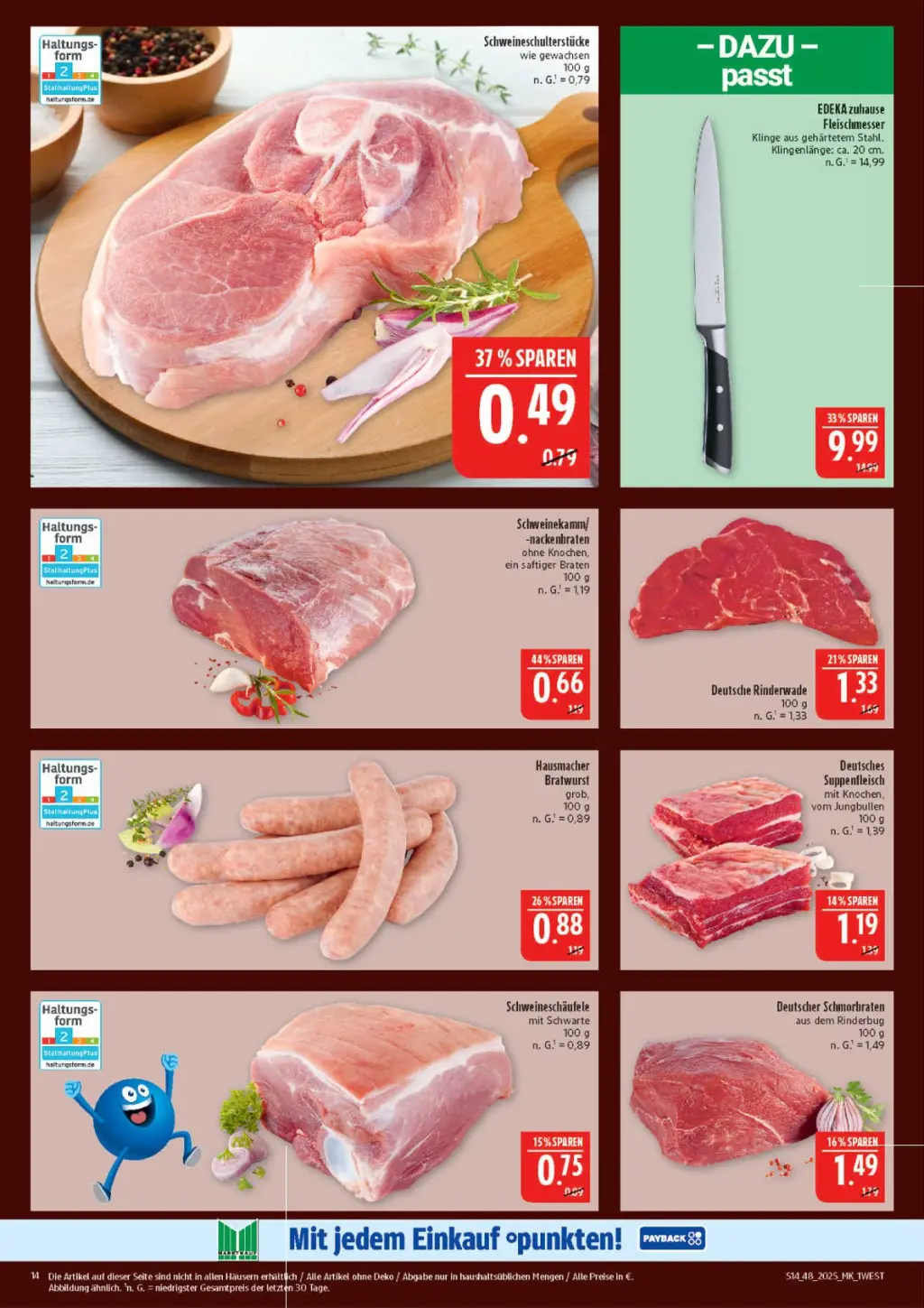 Marktkauf Prospekt KW48 mit aktuellen Angeboten und attraktiven Rabatten – günstige Lebensmittel, Sparen Sie bei Marktkauf Prospekt diese Woche!