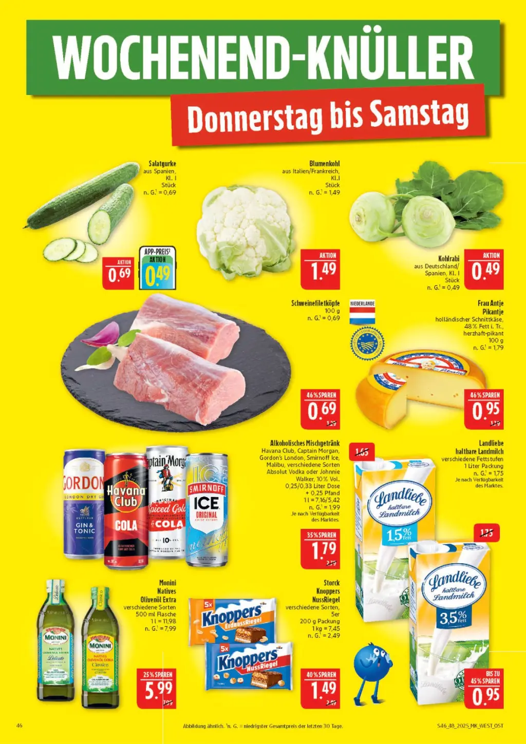 Marktkauf Prospekt KW48 mit aktuellen Angeboten und attraktiven Rabatten – günstige Lebensmittel, Sparen Sie bei Marktkauf Prospekt diese Woche!