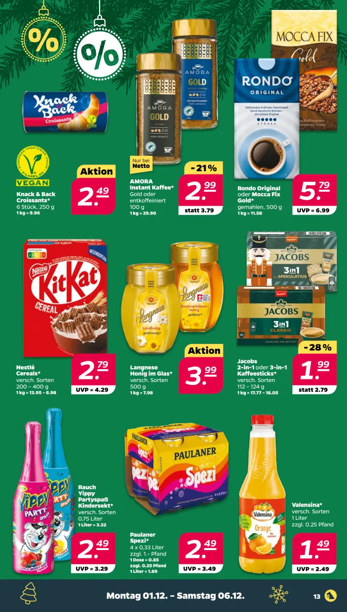 NETTO Prospekt KW49 mit aktuellen Angeboten und attraktiven Rabatten – günstige Lebensmittel, Sparen Sie bei NETTO Prospekt diese Woche!