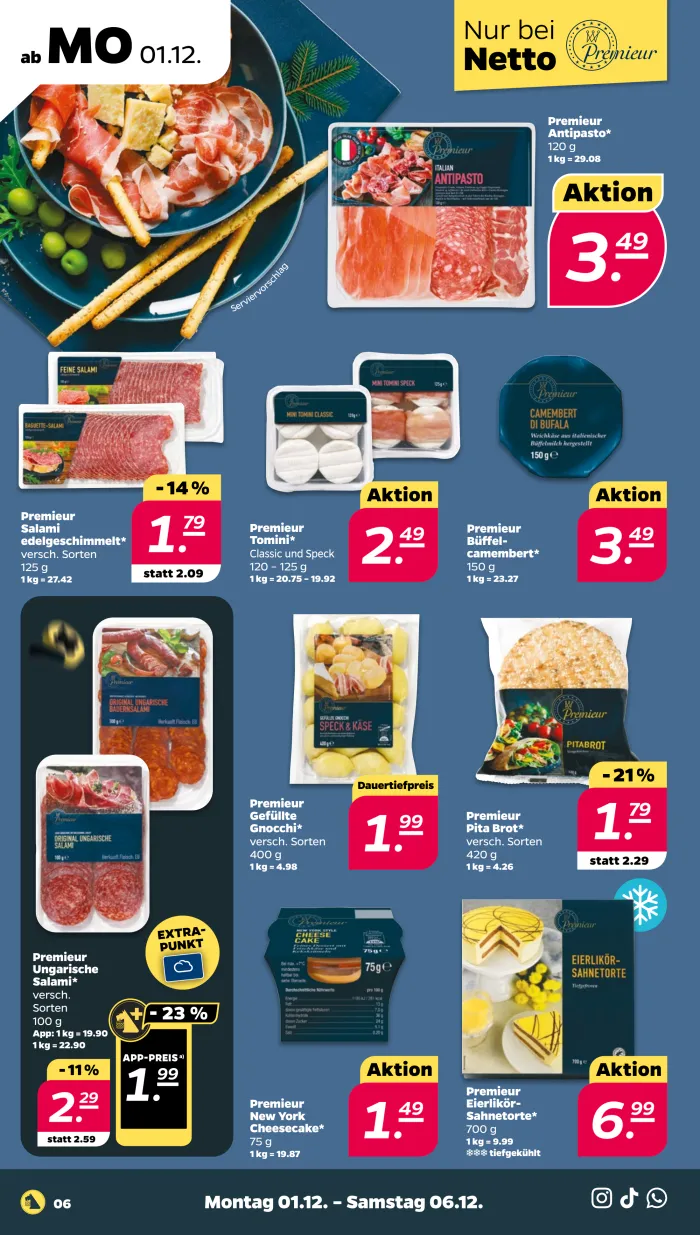 NETTO Prospekt KW49 mit aktuellen Angeboten und attraktiven Rabatten – günstige Lebensmittel, Sparen Sie bei NETTO Prospekt diese Woche!