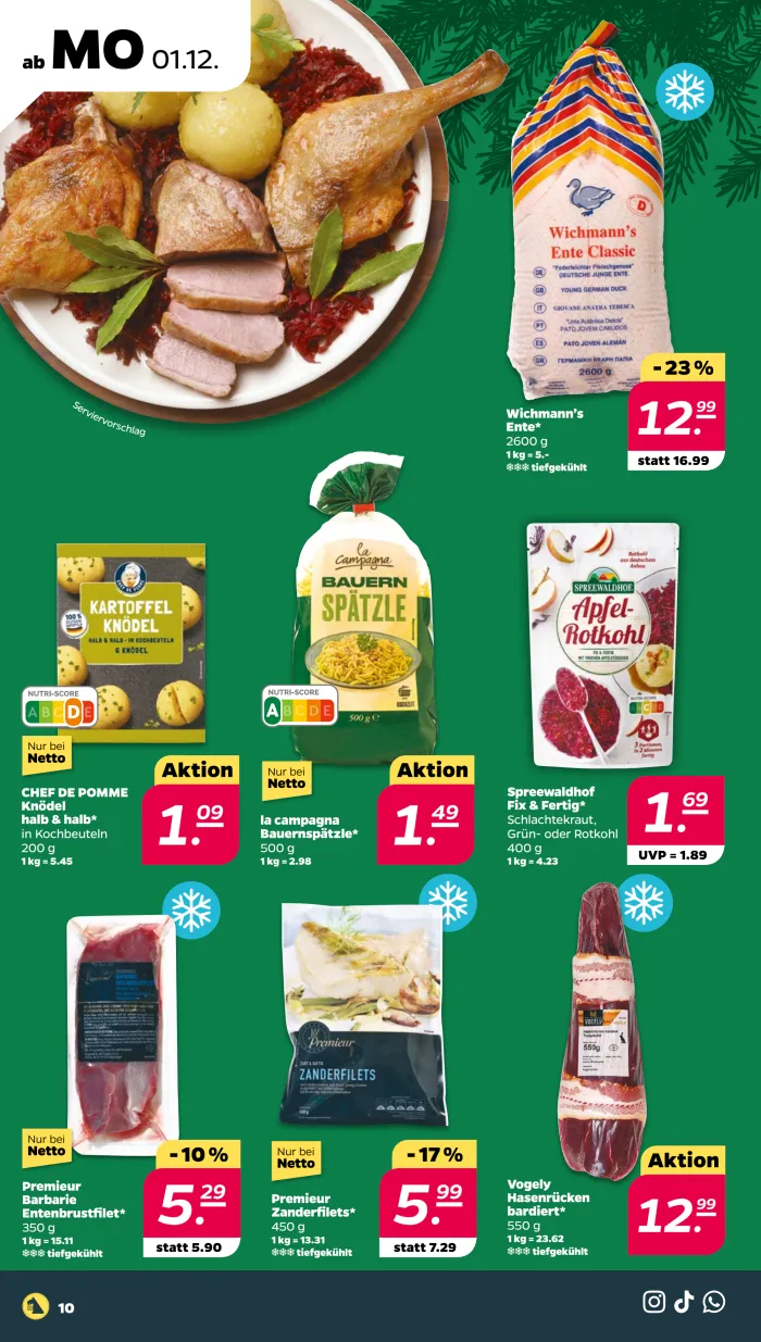 NETTO Prospekt KW49 mit aktuellen Angeboten und attraktiven Rabatten – günstige Lebensmittel, Sparen Sie bei NETTO Prospekt diese Woche!