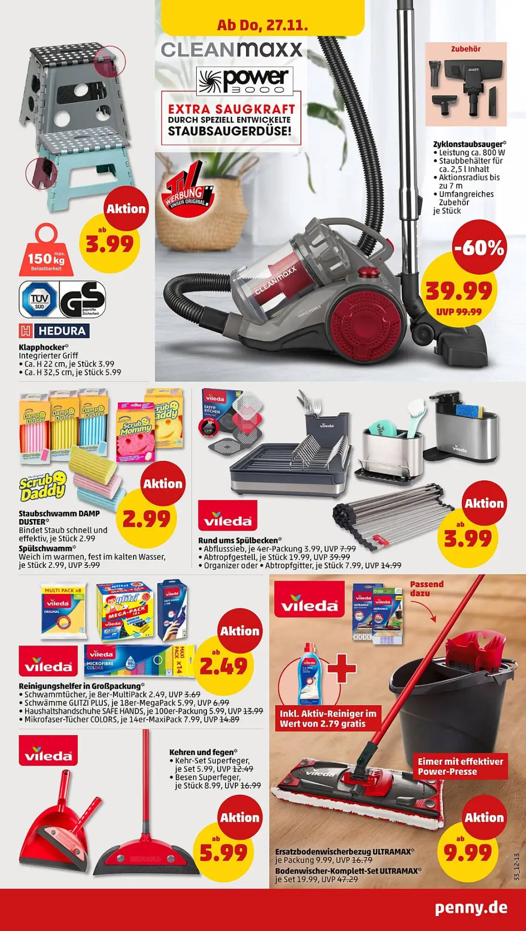 PENNY Prospekt KW48 mit aktuellen Angeboten und attraktiven Rabatten – günstige Lebensmittel, Sparen Sie bei PENNY Prospekt diese Woche!