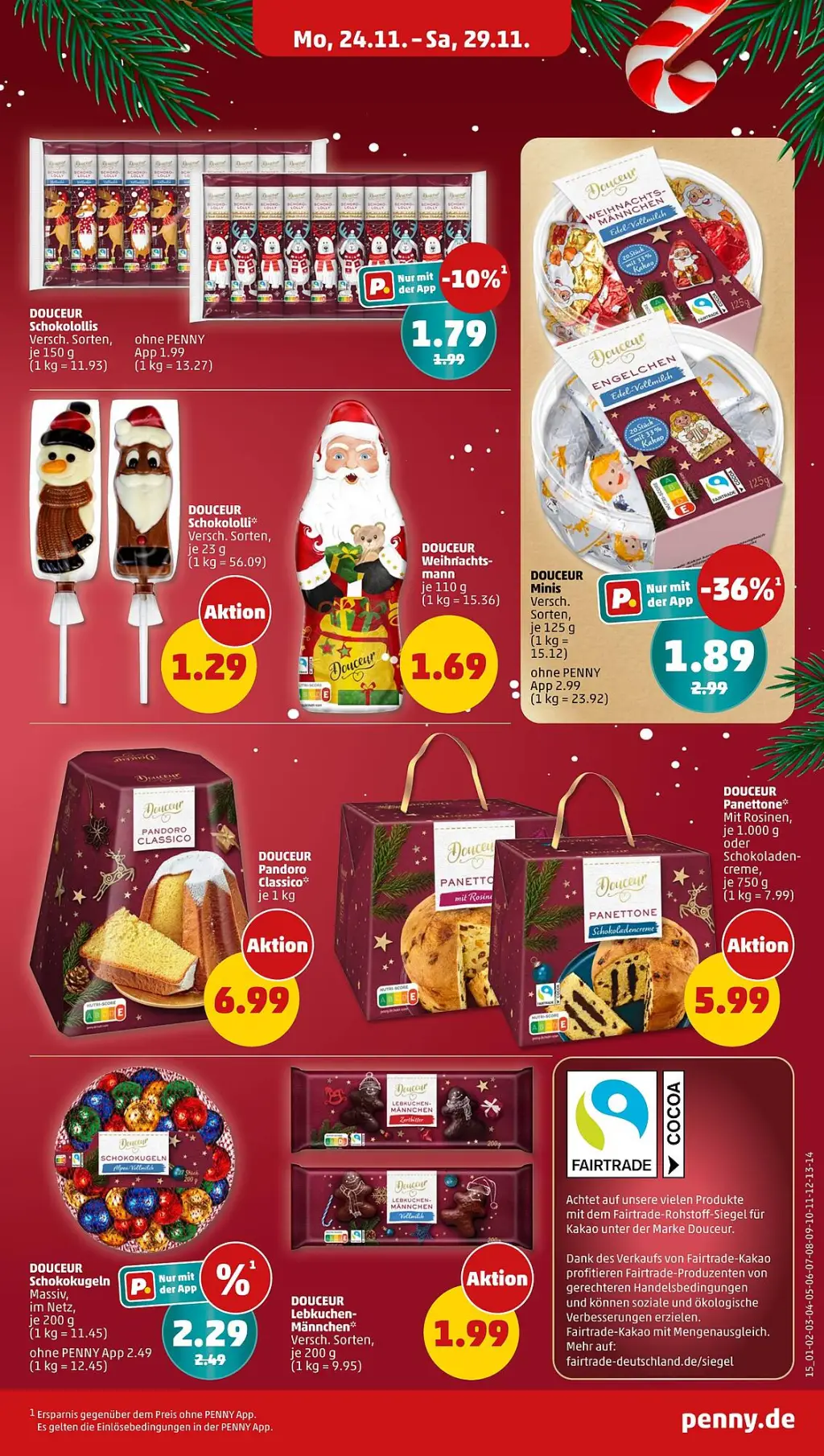 PENNY Prospekt KW48 mit aktuellen Angeboten und attraktiven Rabatten – günstige Lebensmittel, Sparen Sie bei PENNY Prospekt diese Woche!