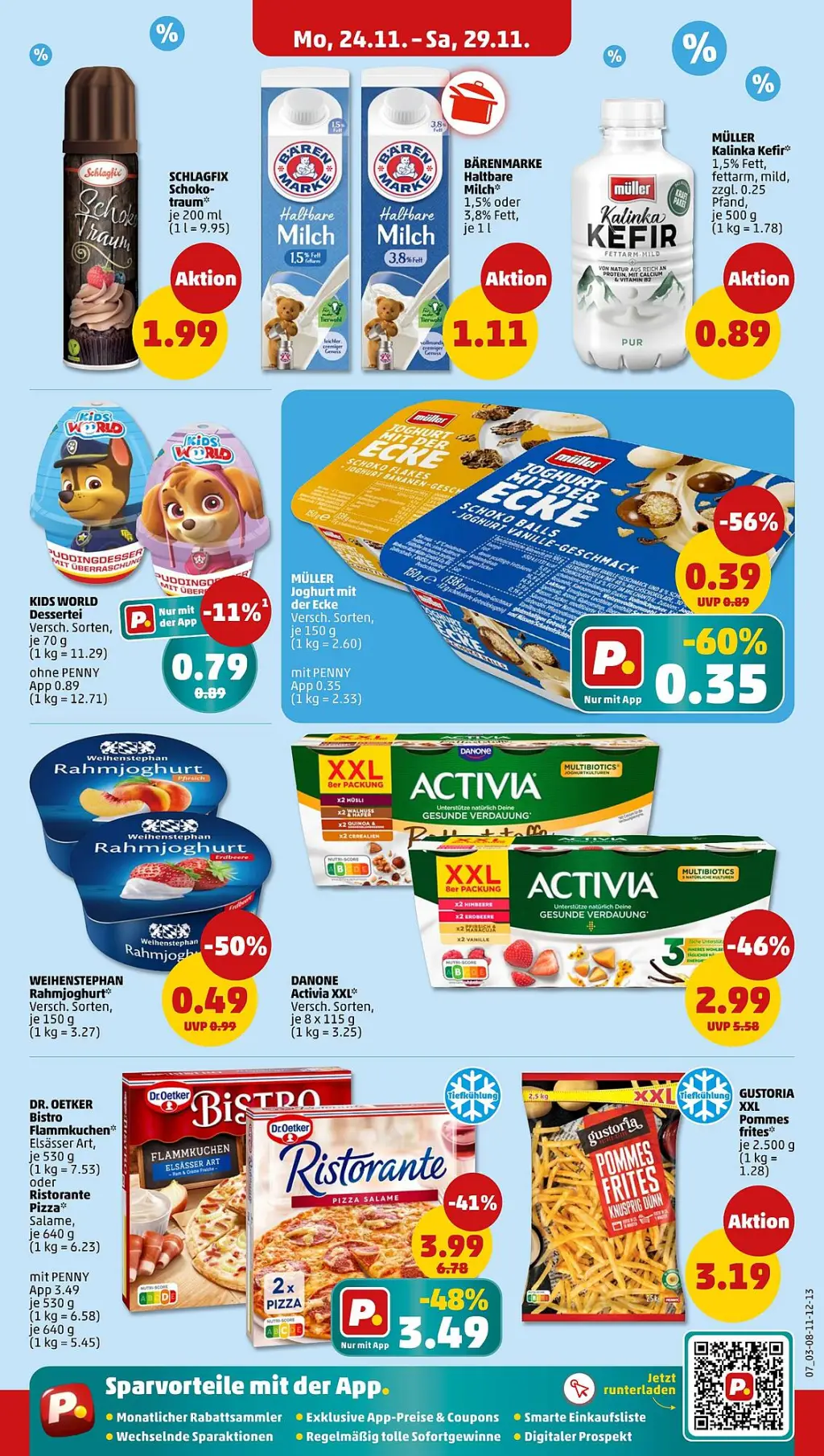 PENNY Prospekt KW48 mit aktuellen Angeboten und attraktiven Rabatten – günstige Lebensmittel, Sparen Sie bei PENNY Prospekt diese Woche!