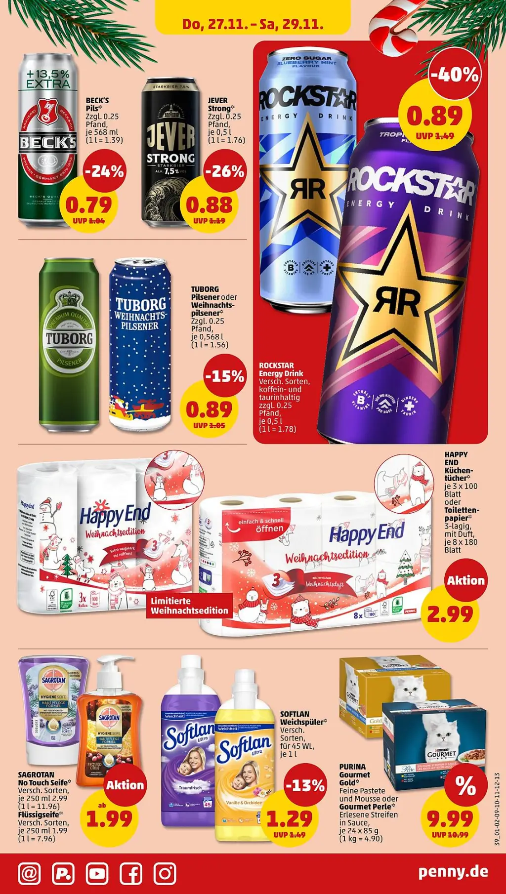 PENNY Prospekt KW48 mit aktuellen Angeboten und attraktiven Rabatten – günstige Lebensmittel, Sparen Sie bei PENNY Prospekt diese Woche!