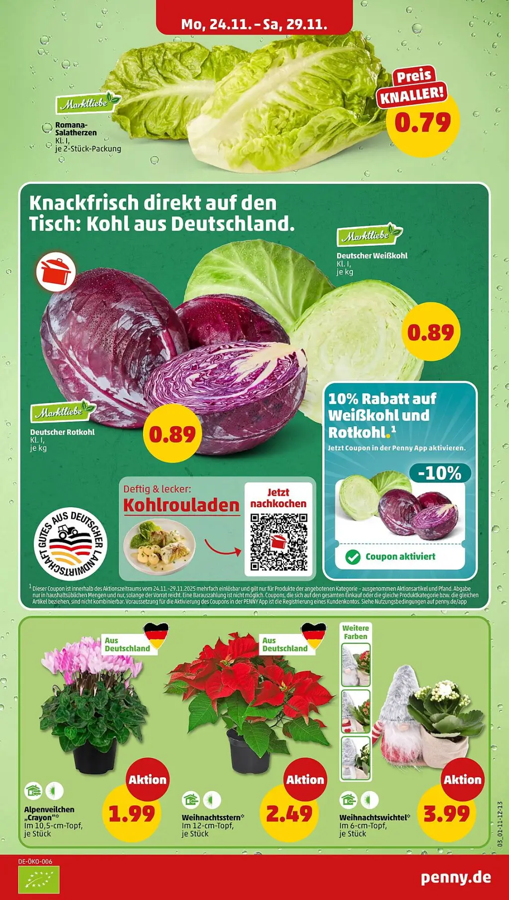 PENNY Prospekt KW48 mit aktuellen Angeboten und attraktiven Rabatten – günstige Lebensmittel, Sparen Sie bei PENNY Prospekt diese Woche! PENNY Prospekt KW48 mit aktuellen Angeboten und attraktiven Rabatten – günstige Lebensmittel, Sparen Sie bei PENNY Prospekt diese Woche!