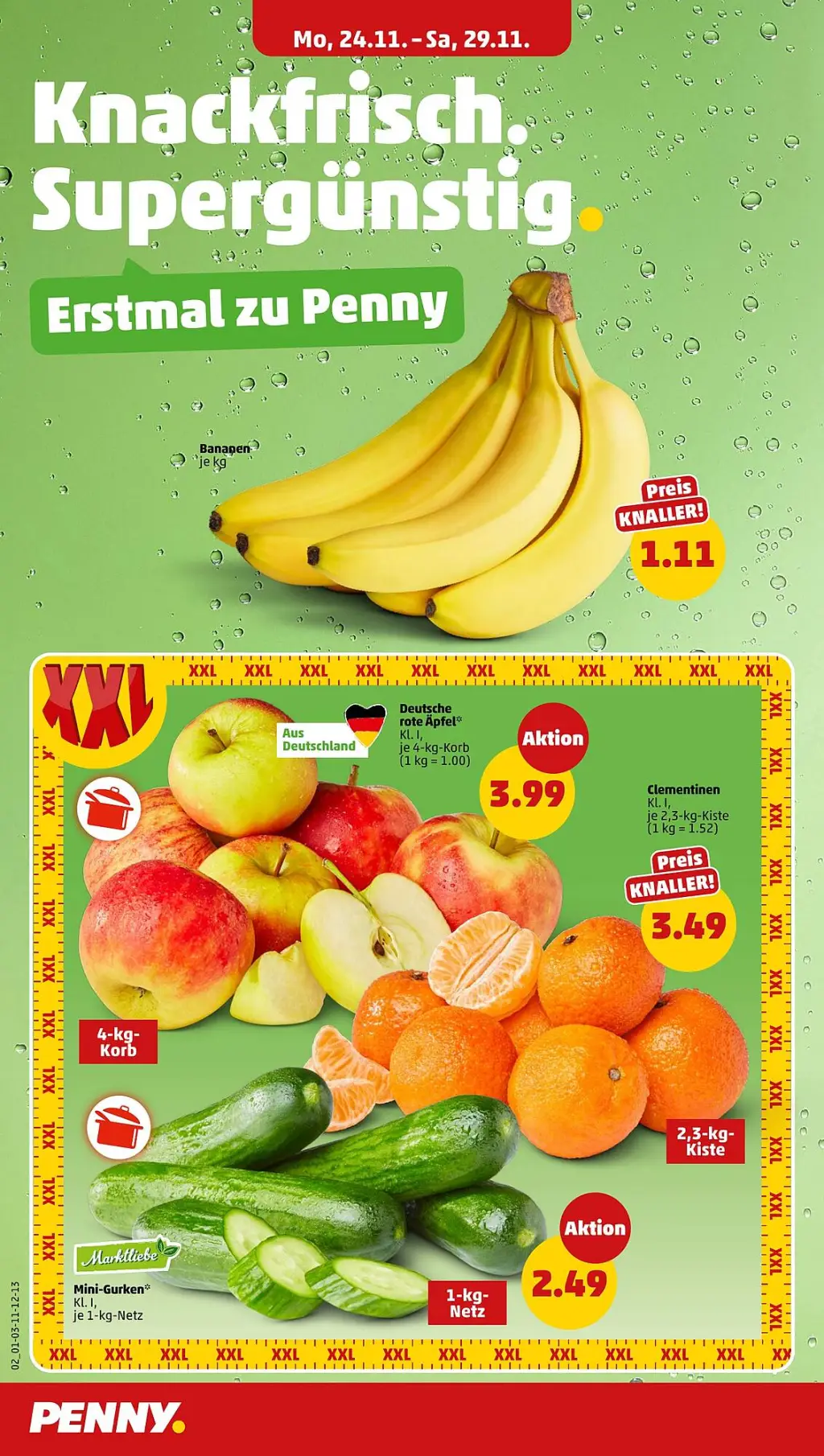 PENNY Prospekt KW48 mit aktuellen Angeboten und attraktiven Rabatten – günstige Lebensmittel, Sparen Sie bei PENNY Prospekt diese Woche! PENNY Prospekt KW48 mit aktuellen Angeboten und attraktiven Rabatten – günstige Lebensmittel, Sparen Sie bei PENNY Prospekt diese Woche!