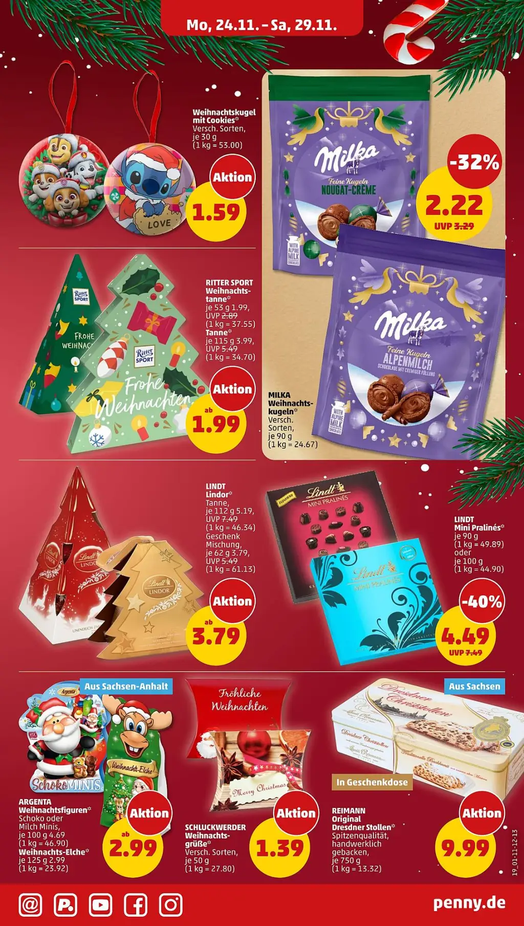 PENNY Prospekt KW48 mit aktuellen Angeboten und attraktiven Rabatten – günstige Lebensmittel, Sparen Sie bei PENNY Prospekt diese Woche!