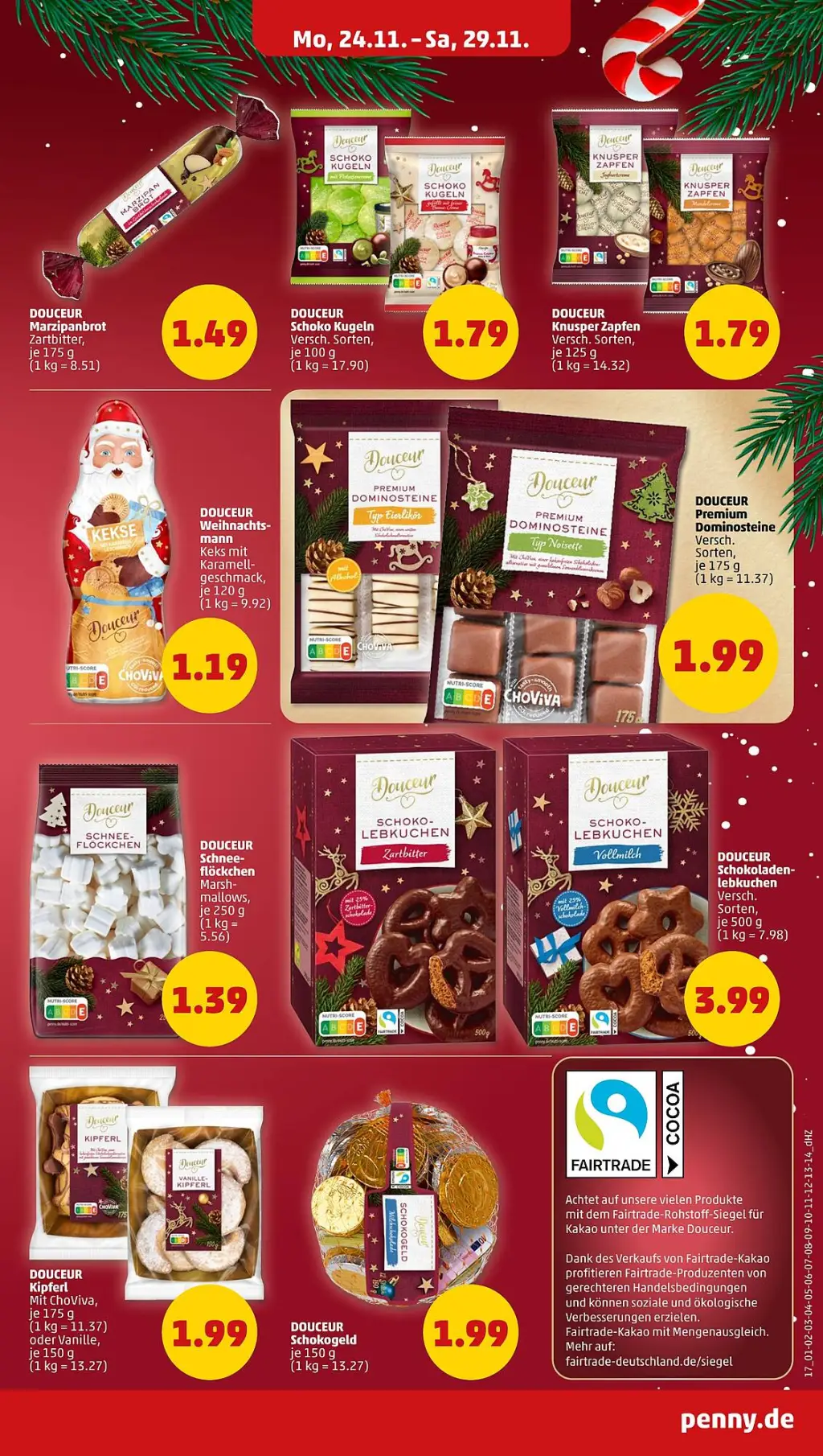 PENNY Prospekt KW48 mit aktuellen Angeboten und attraktiven Rabatten – günstige Lebensmittel, Sparen Sie bei PENNY Prospekt diese Woche!