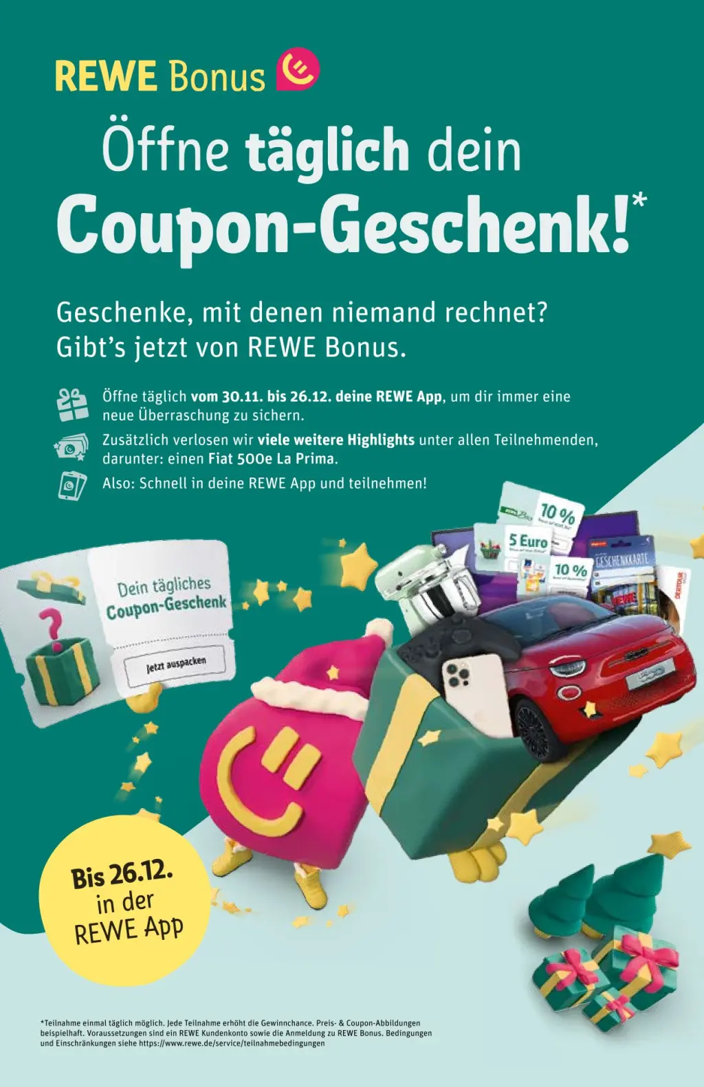 REWE Prospekt KW49 mit aktuellen Angeboten und attraktiven Rabatten – günstige Lebensmittel, Sparen Sie bei REWE Prospekt diese Woche! REWE Prospekt KW49 mit aktuellen Angeboten und attraktiven Rabatten – günstige Lebensmittel, Sparen Sie bei REWE Prospekt diese Woche!