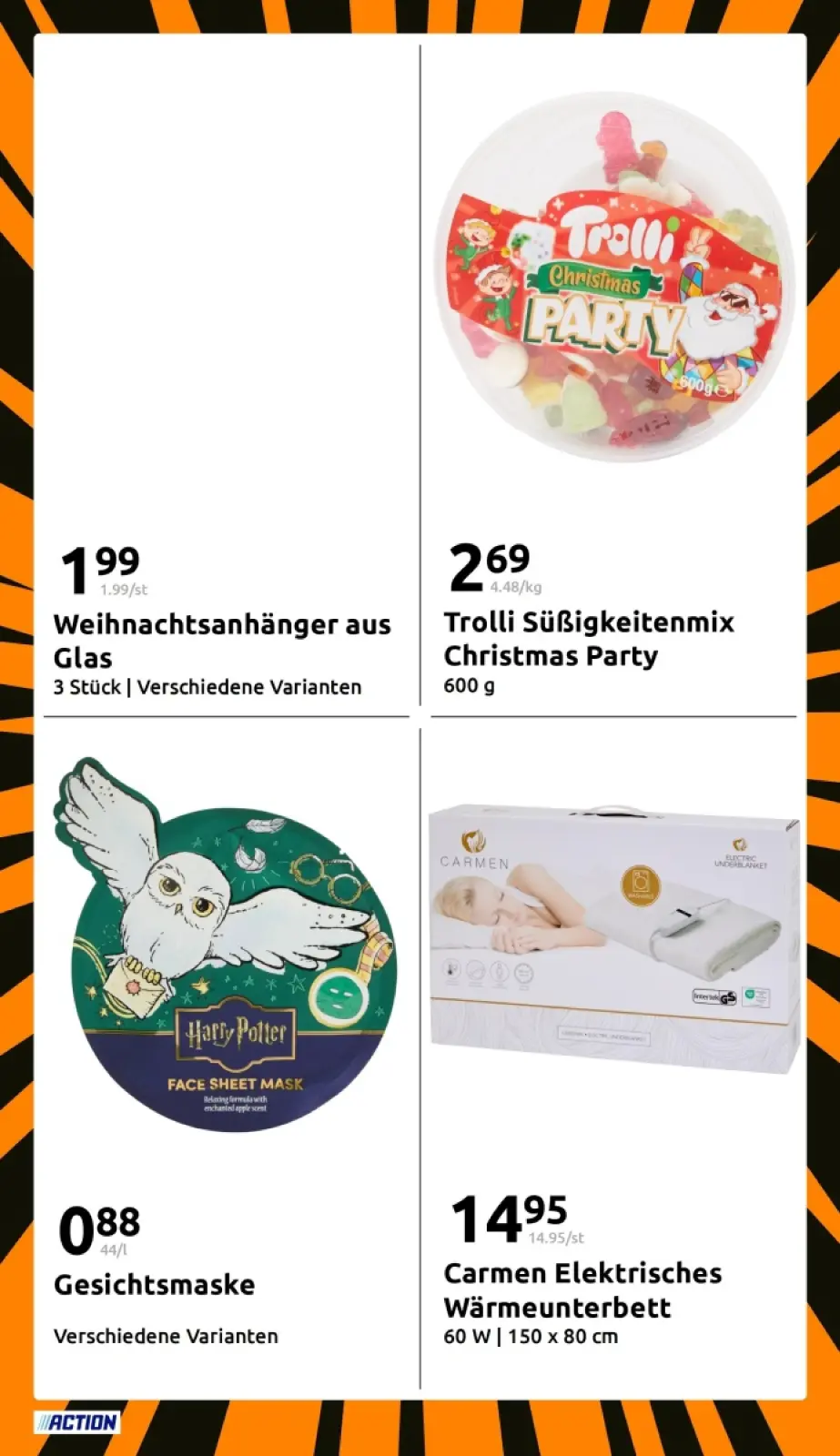 Action Prospekt KW49 mit aktuellen Angeboten und attraktiven Rabatten – günstige Lebensmittel, Sparen Sie bei Action Prospekt diese Woche!