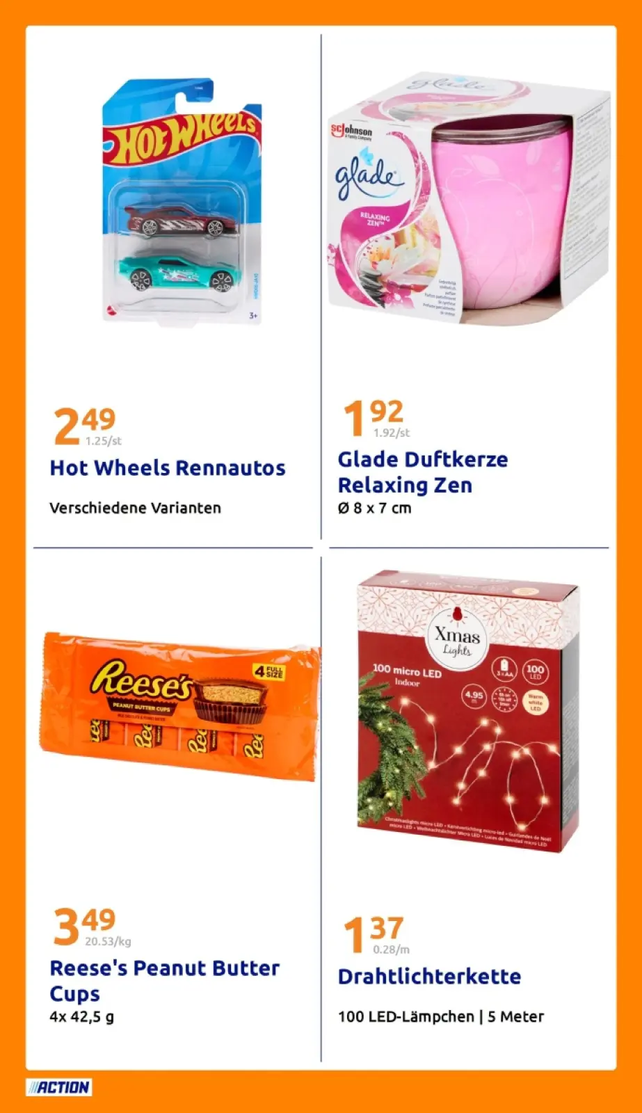 Action Prospekt KW52 mit aktuellen Angeboten und attraktiven Rabatten – günstige Lebensmittel, Sparen Sie bei Action Prospekt diese Woche!