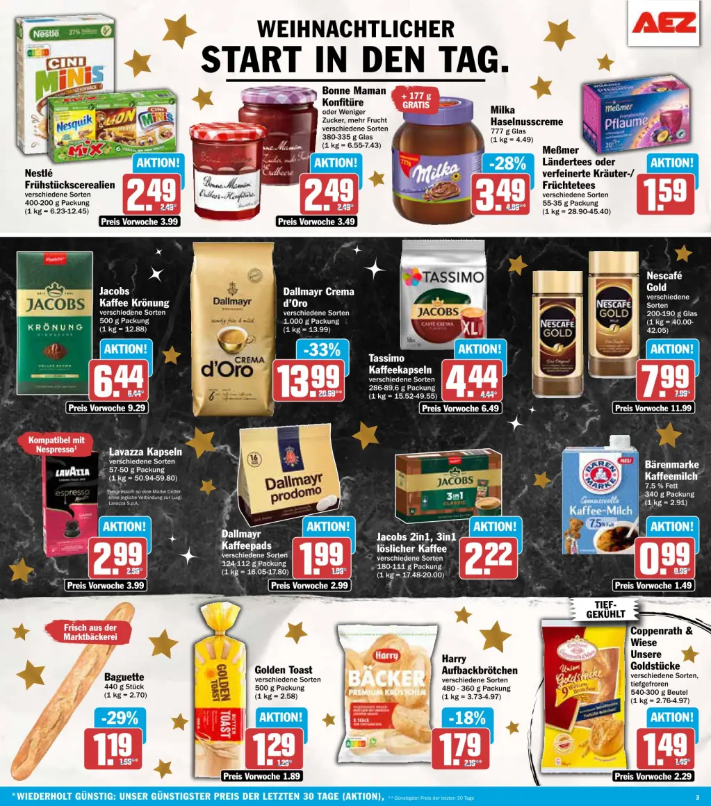 AEZ Prospekt KW52 mit aktuellen Angeboten und attraktiven Rabatten – günstige Lebensmittel, Sparen Sie bei AEZ Prospekt diese Woche!