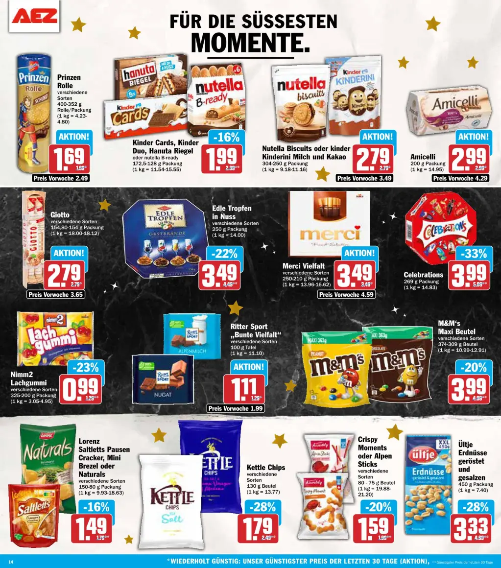 AEZ Prospekt KW50 mit aktuellen Angeboten und attraktiven Rabatten – günstige Lebensmittel, Sparen Sie bei AEZ Prospekt diese Woche!