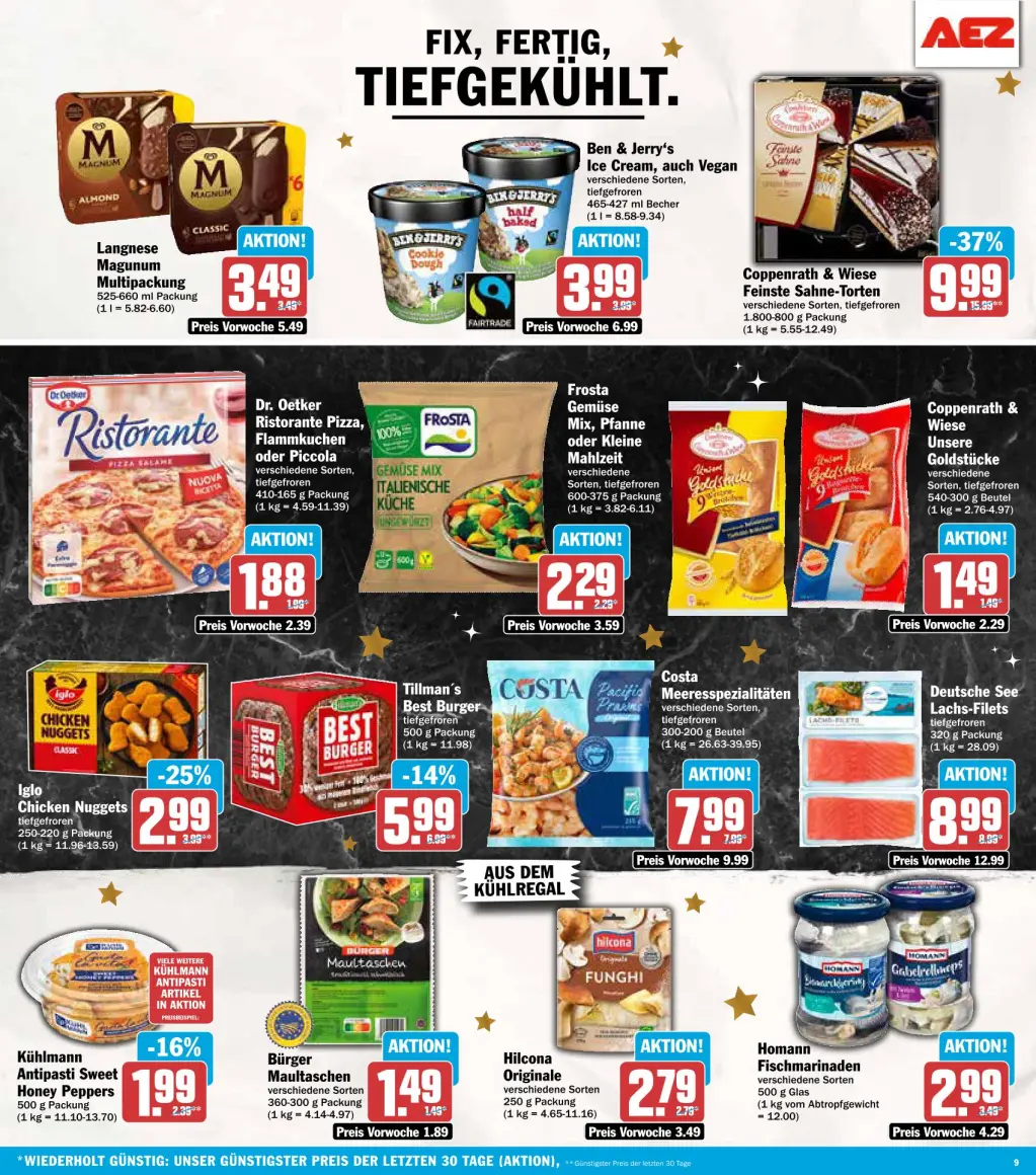 AEZ Prospekt KW50 mit aktuellen Angeboten und attraktiven Rabatten – günstige Lebensmittel, Sparen Sie bei AEZ Prospekt diese Woche!