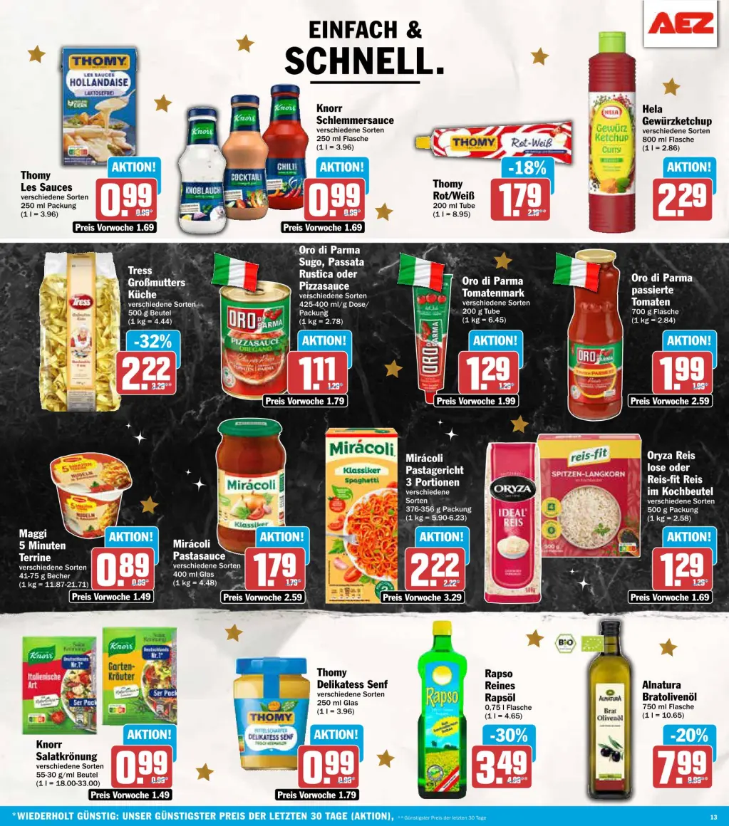 AEZ Prospekt KW50 mit aktuellen Angeboten und attraktiven Rabatten – günstige Lebensmittel, Sparen Sie bei AEZ Prospekt diese Woche!