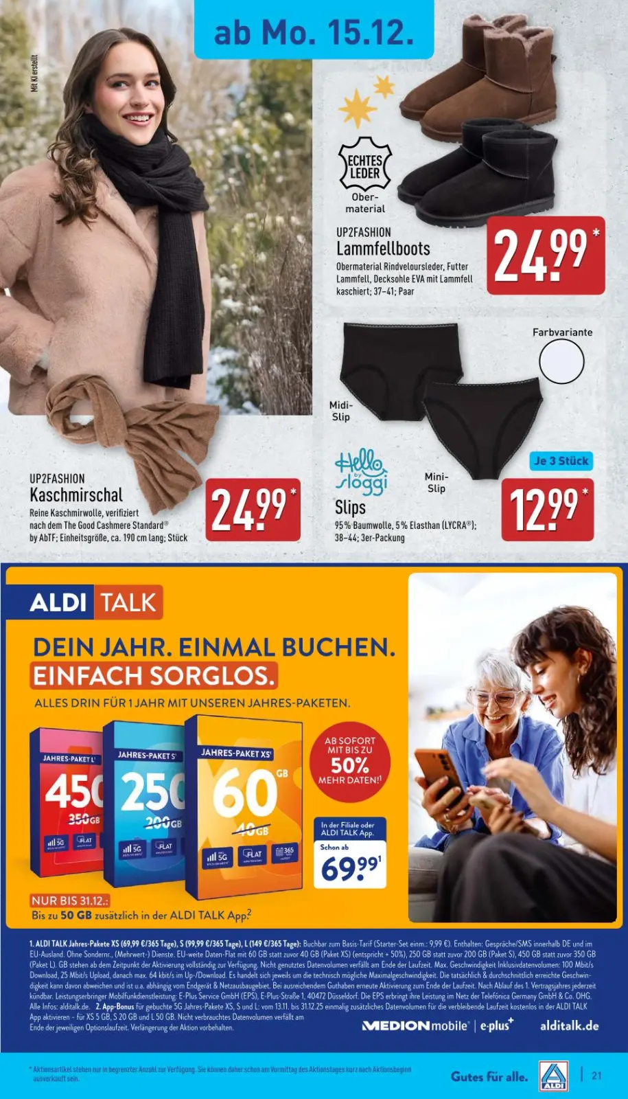 Aldi Nord Prospekt KW51 mit aktuellen Angeboten und attraktiven Rabatten – günstige Lebensmittel, Sparen Sie bei Aldi Nord Prospekt diese Woche!