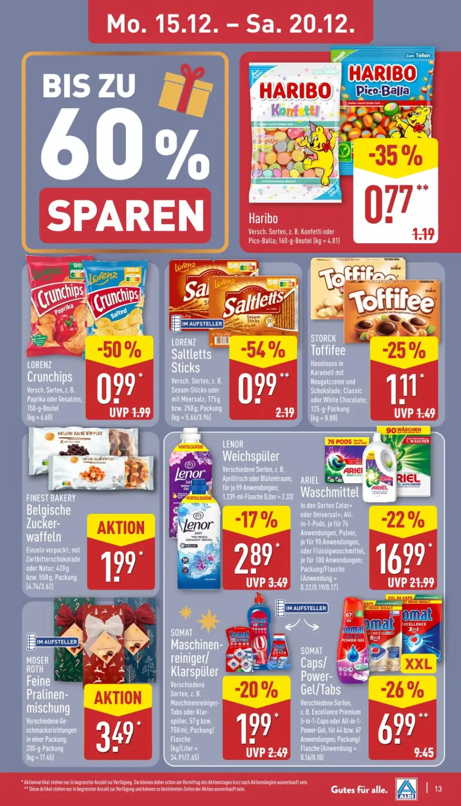 Aldi Nord Prospekt KW51 mit aktuellen Angeboten und attraktiven Rabatten – günstige Lebensmittel, Sparen Sie bei Aldi Nord Prospekt diese Woche!