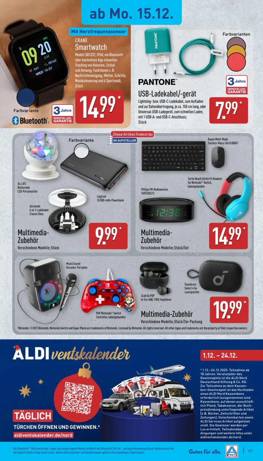 Aldi Nord Prospekt KW51 mit aktuellen Angeboten und attraktiven Rabatten – günstige Lebensmittel, Sparen Sie bei Aldi Nord Prospekt diese Woche!