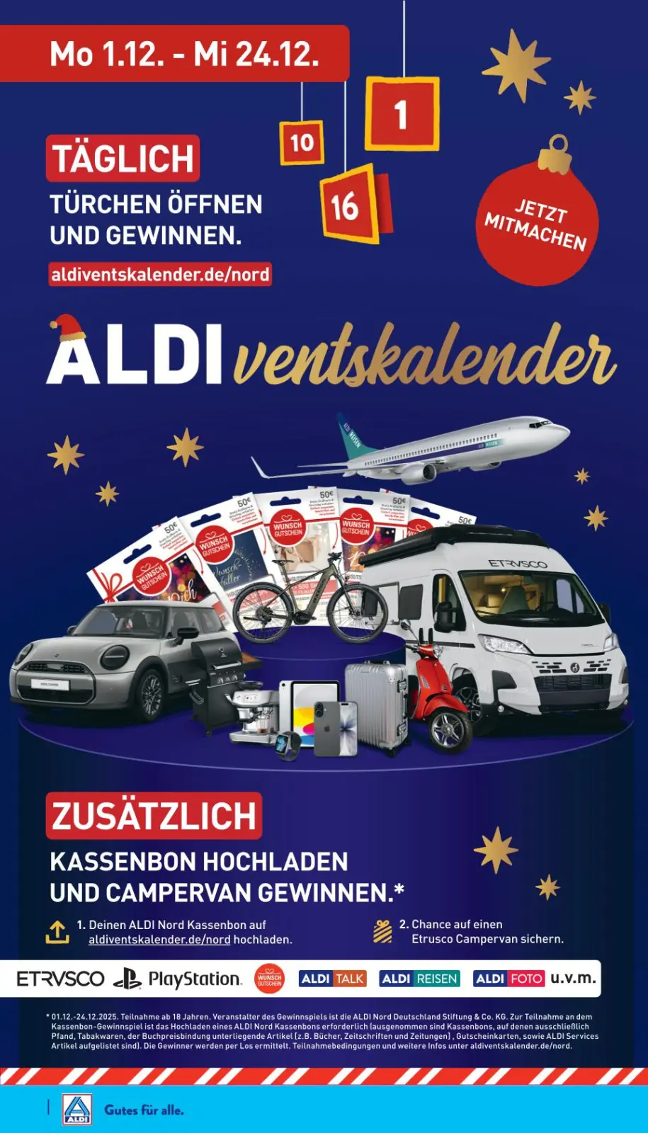 Aldi Nord Prospekt KW51 mit aktuellen Angeboten und attraktiven Rabatten – günstige Lebensmittel, Sparen Sie bei Aldi Nord Prospekt diese Woche!