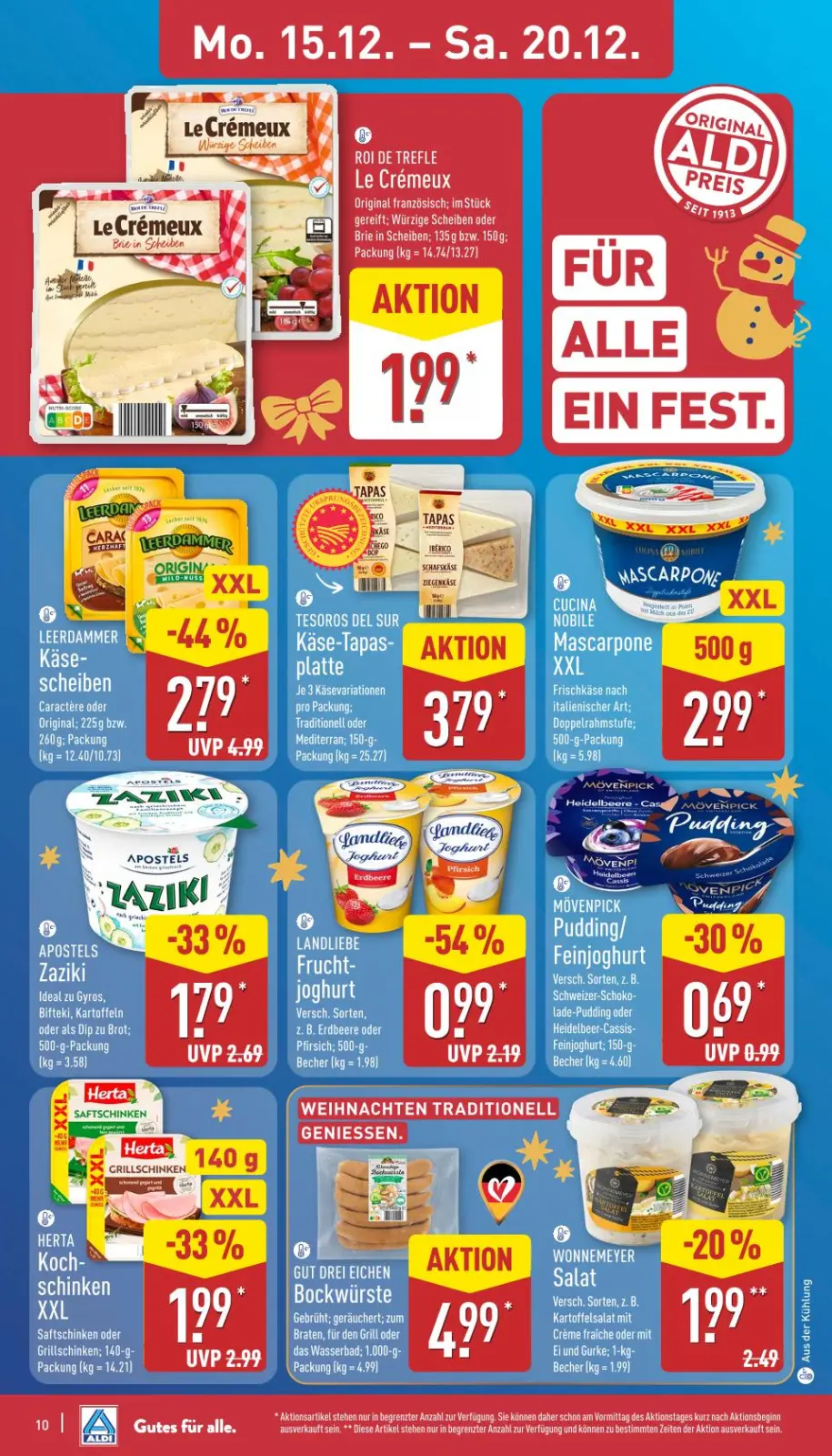 Aldi Nord Prospekt KW51 mit aktuellen Angeboten und attraktiven Rabatten – günstige Lebensmittel, Sparen Sie bei Aldi Nord Prospekt diese Woche!