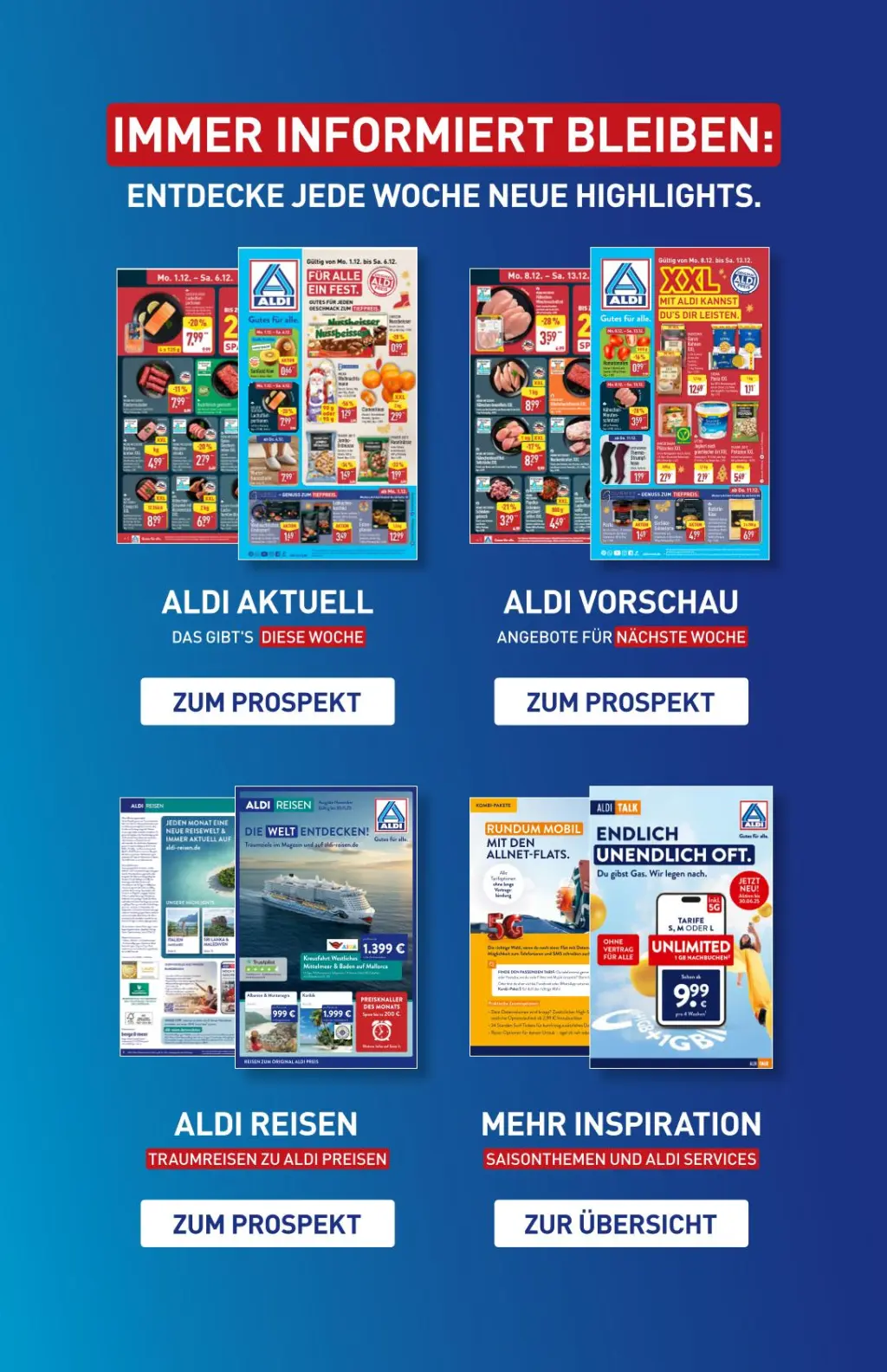 Aldi Nord Prospekt KW51 mit aktuellen Angeboten und attraktiven Rabatten – günstige Lebensmittel, Sparen Sie bei Aldi Nord Prospekt diese Woche!