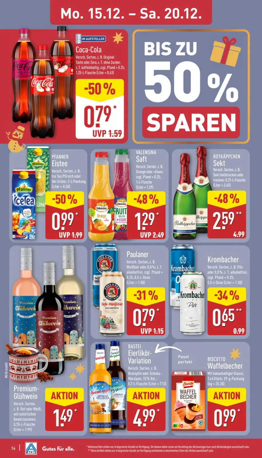 Aldi Nord Prospekt KW51 mit aktuellen Angeboten und attraktiven Rabatten – günstige Lebensmittel, Sparen Sie bei Aldi Nord Prospekt diese Woche!