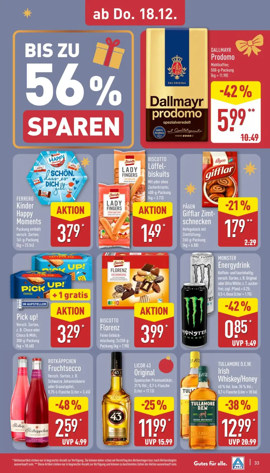 Aldi Nord Prospekt KW51 mit aktuellen Angeboten und attraktiven Rabatten – günstige Lebensmittel, Sparen Sie bei Aldi Nord Prospekt diese Woche!