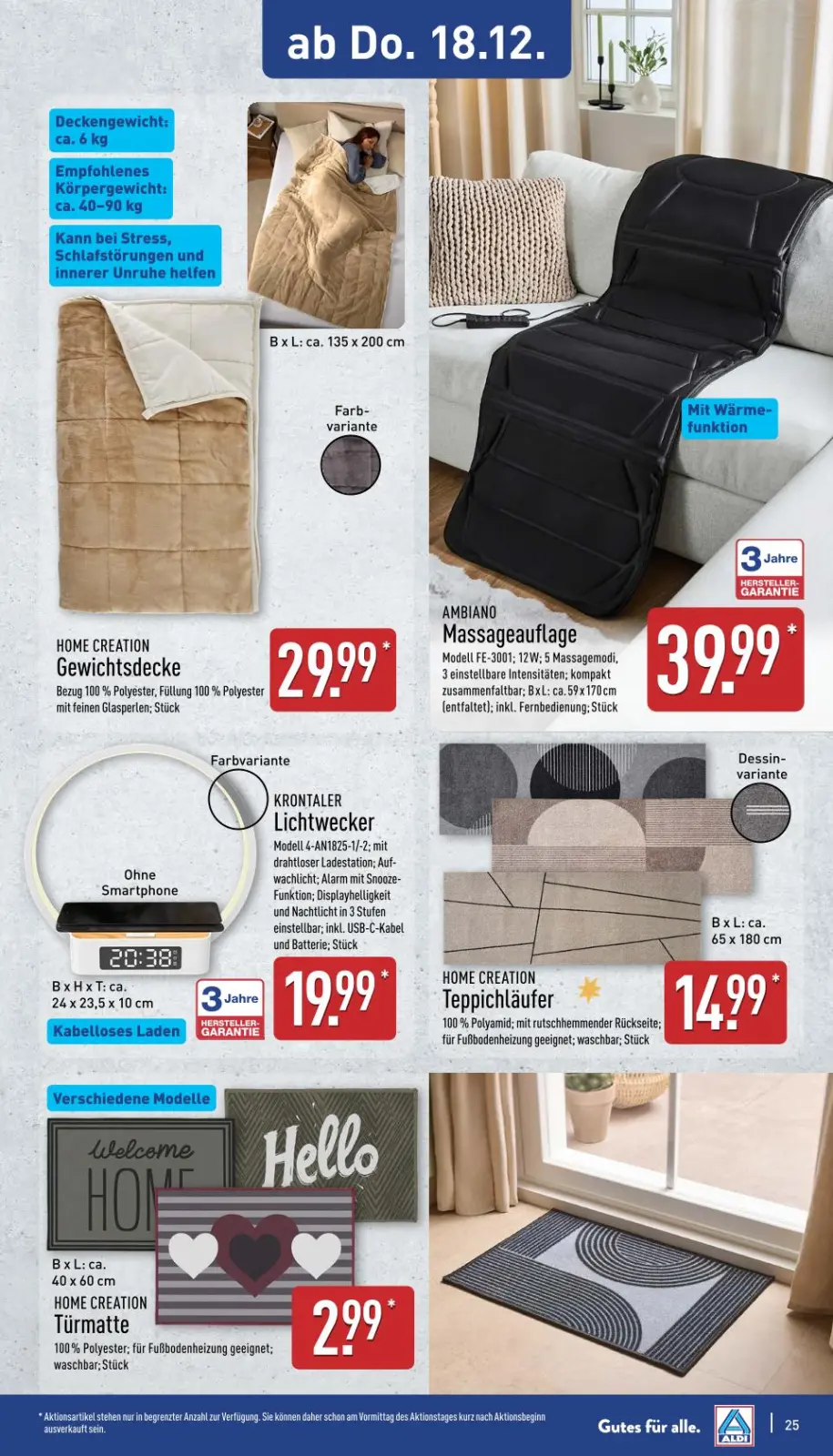 Aldi Nord Prospekt KW51 mit aktuellen Angeboten und attraktiven Rabatten – günstige Lebensmittel, Sparen Sie bei Aldi Nord Prospekt diese Woche!
