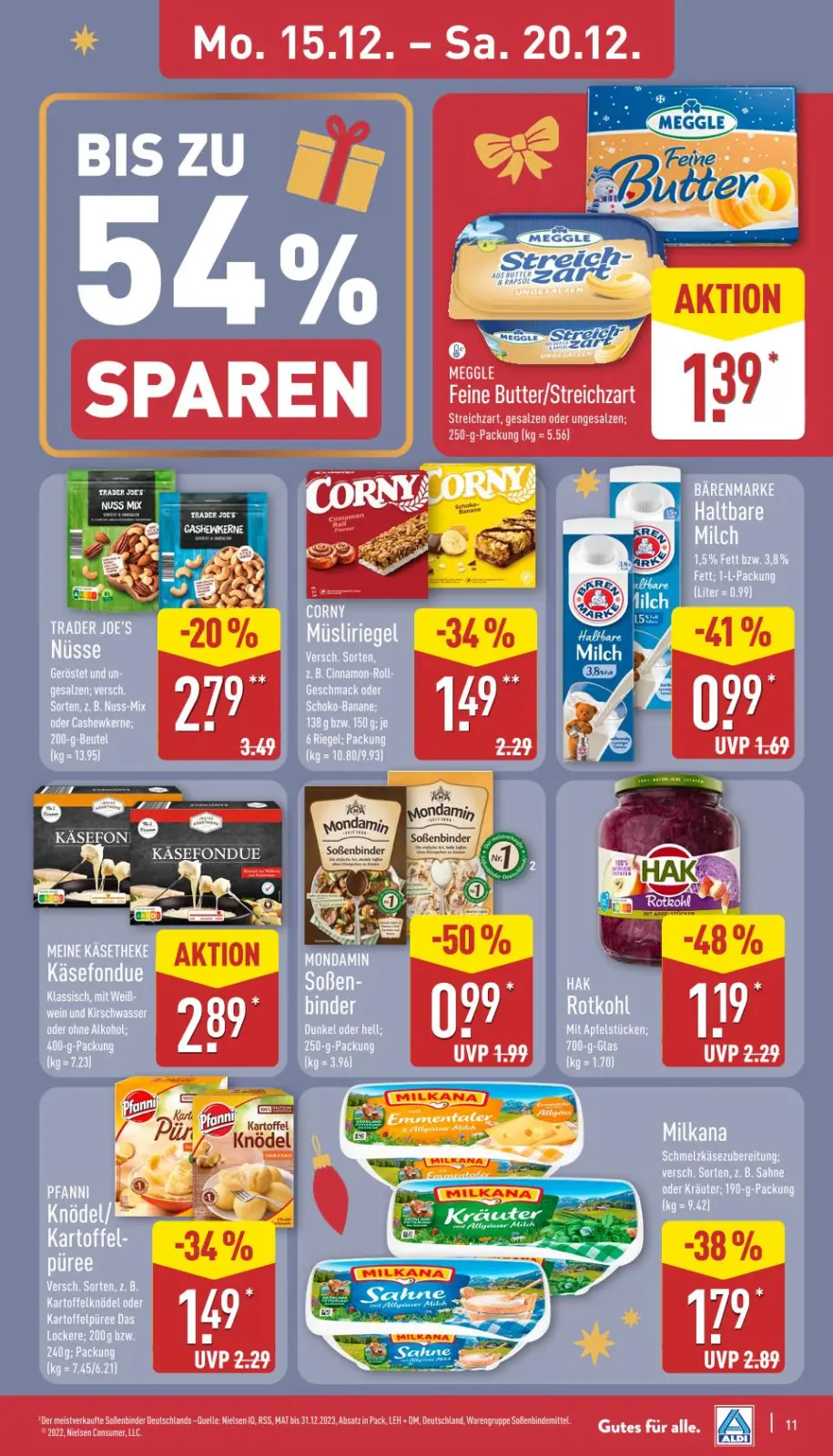 Aldi Nord Prospekt KW51 mit aktuellen Angeboten und attraktiven Rabatten – günstige Lebensmittel, Sparen Sie bei Aldi Nord Prospekt diese Woche!