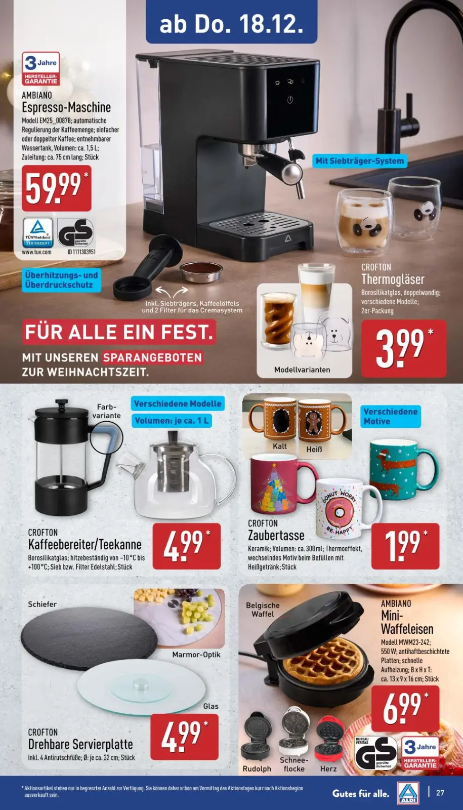 Aldi Nord Prospekt KW51 mit aktuellen Angeboten und attraktiven Rabatten – günstige Lebensmittel, Sparen Sie bei Aldi Nord Prospekt diese Woche!