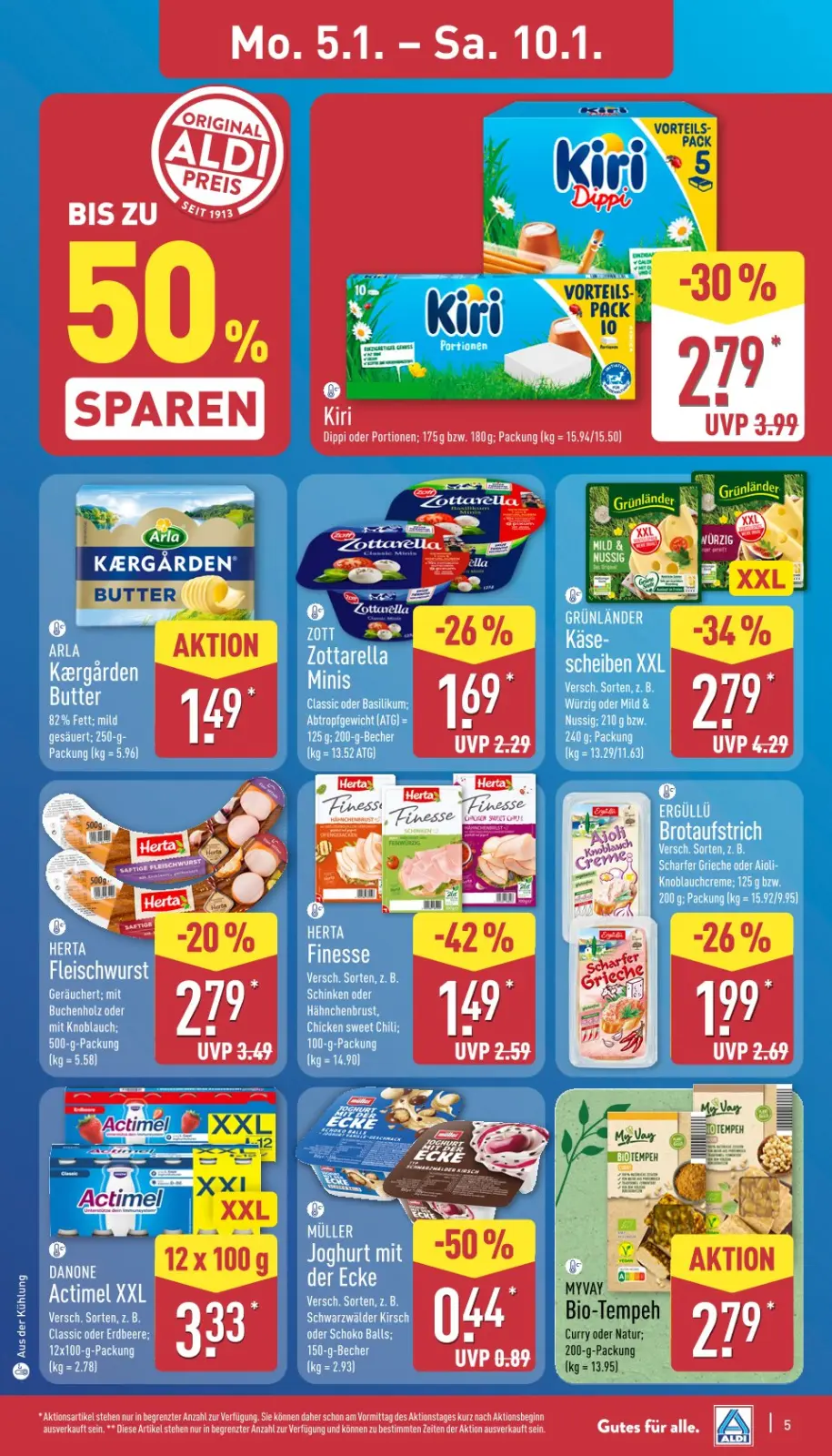 Aldi Nord Prospekt KW02 mit aktuellen Angeboten und attraktiven Rabatten – günstige Lebensmittel, Sparen Sie bei Aldi Nord Prospekt diese Woche!